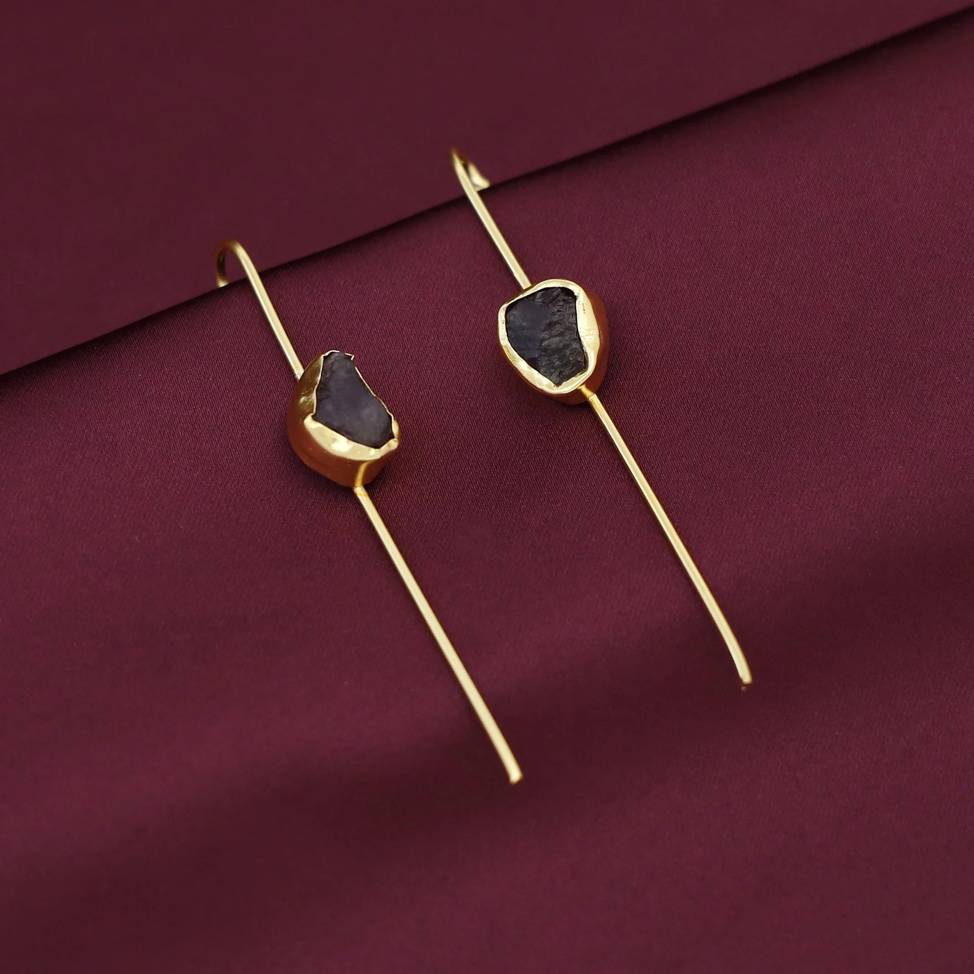 Ressna Raw Stone Ear-Cuff (Set Of 2) - Image 3