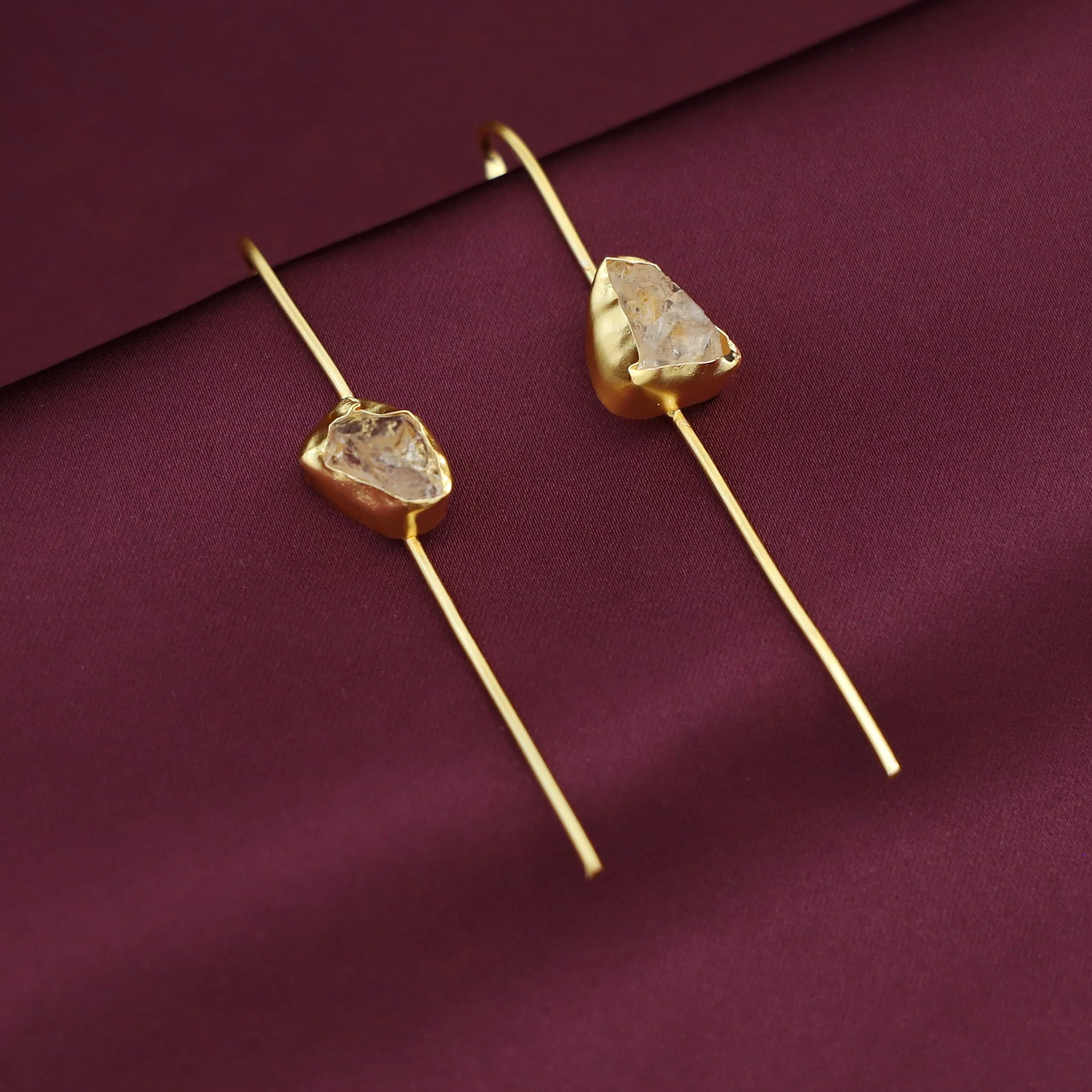 Ressna Raw Stone Ear-Cuff (Set Of 2) - Image 8