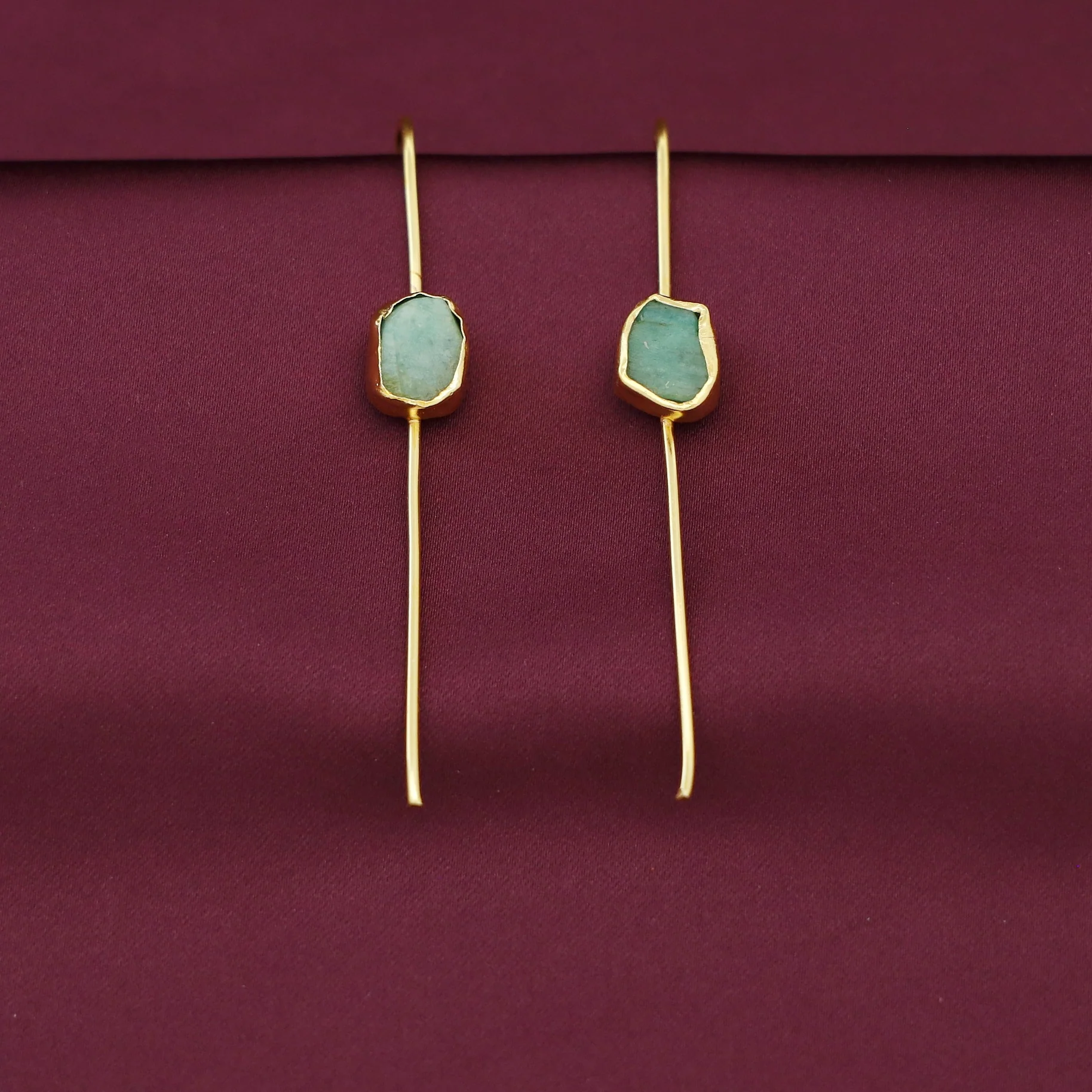 Ressna Raw Stone Ear-Cuff (Set Of 2) - Image 9
