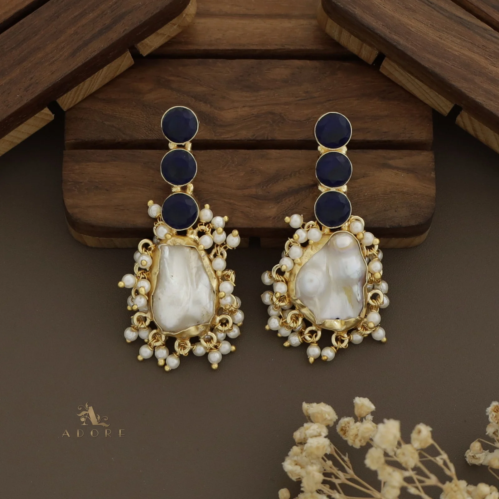 Revana Baroque Pearl Earring - Image 12
