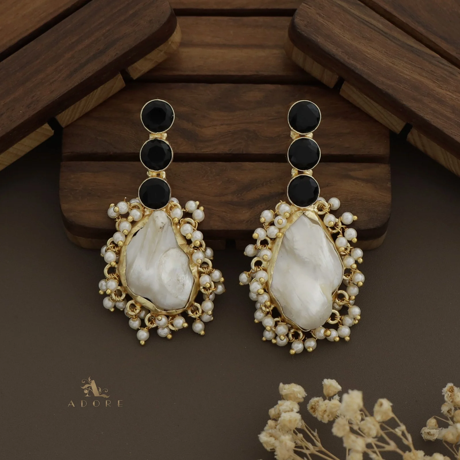 Revana Baroque Pearl Earring - Image 14