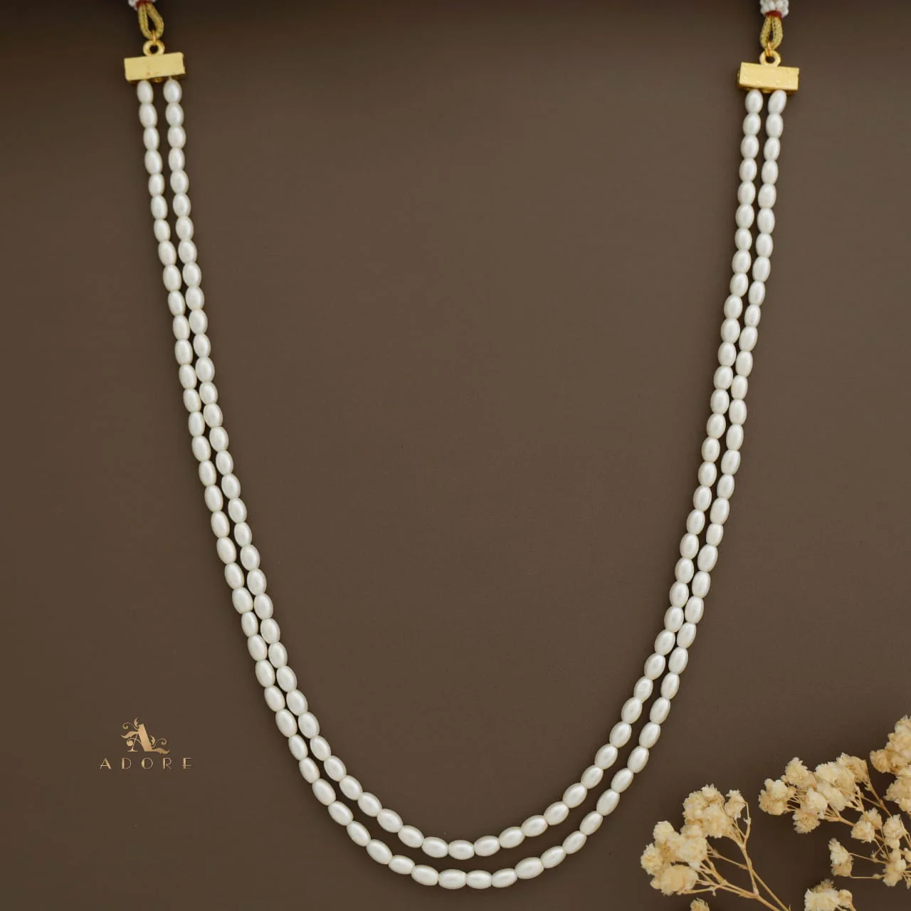 Rice Pearl 2 Layer Neckpiece - Image 4