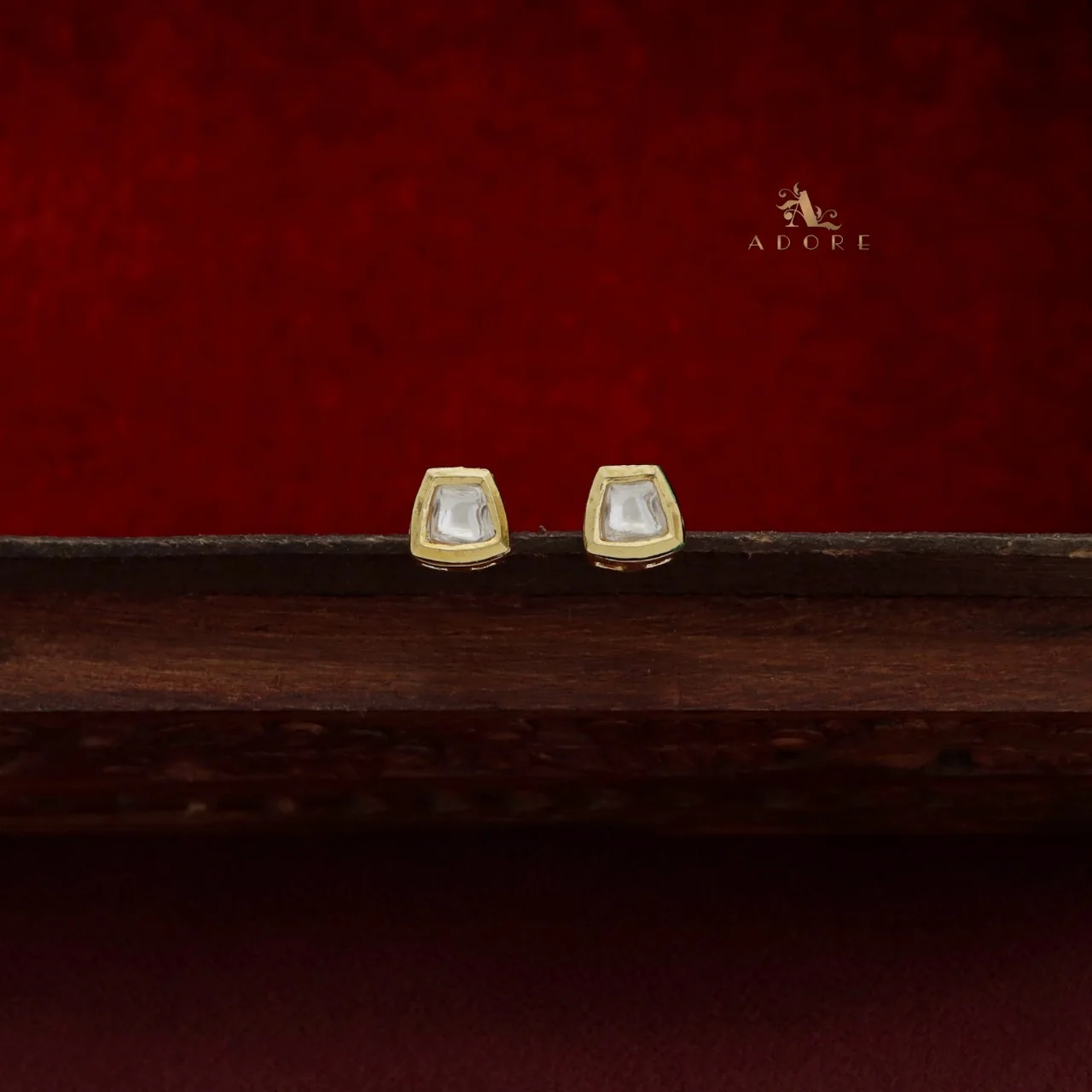 Risha Mangalsutra Polki Kundan Neckpiece With Stud - Image 4