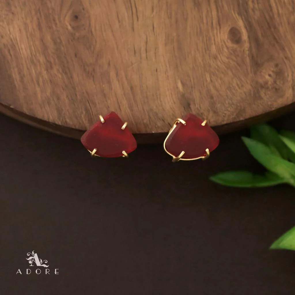 Rithvika Multicolour Raw Stone Neckpiece With Stud - Image 6