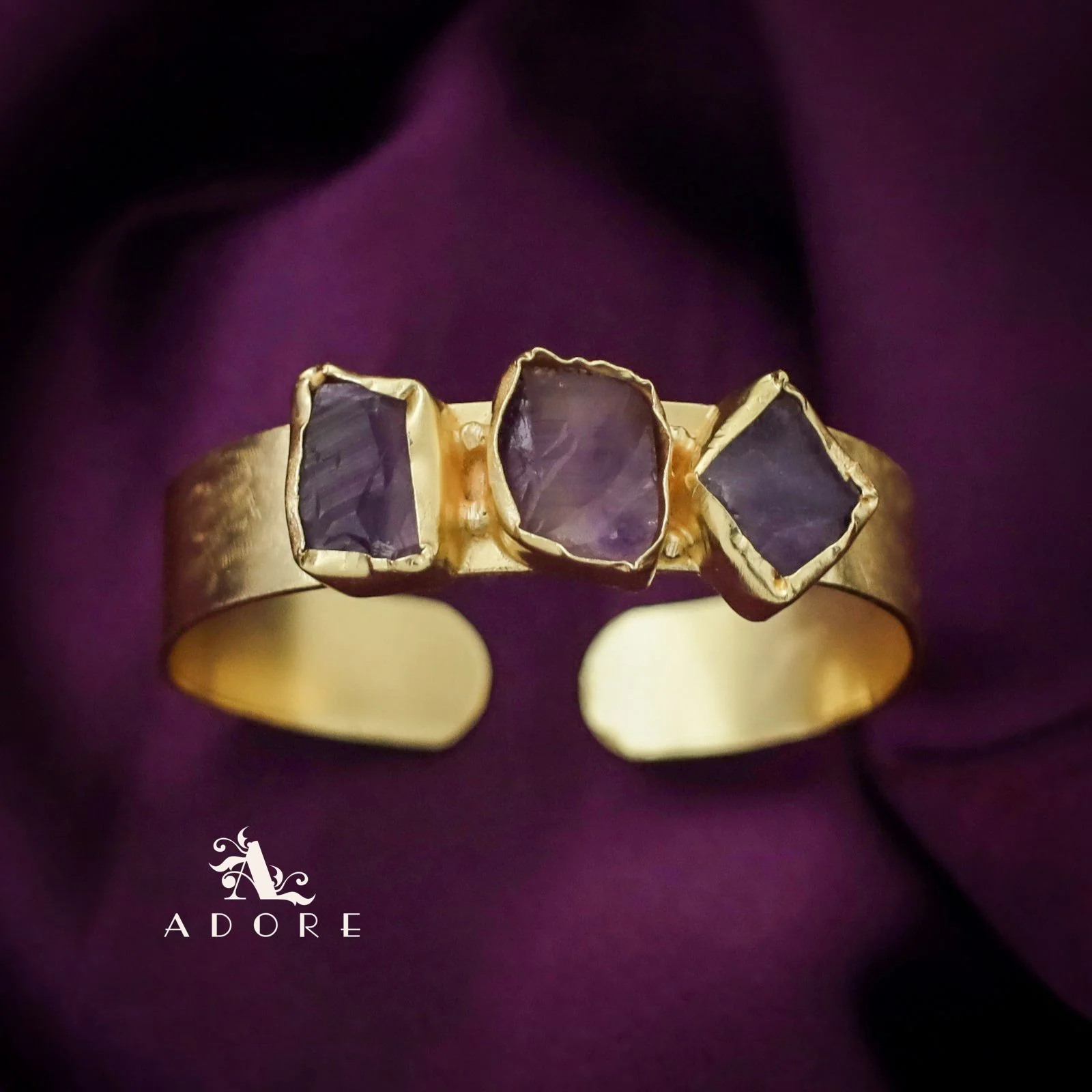 Riza Raw Stone Bangle - Image 13