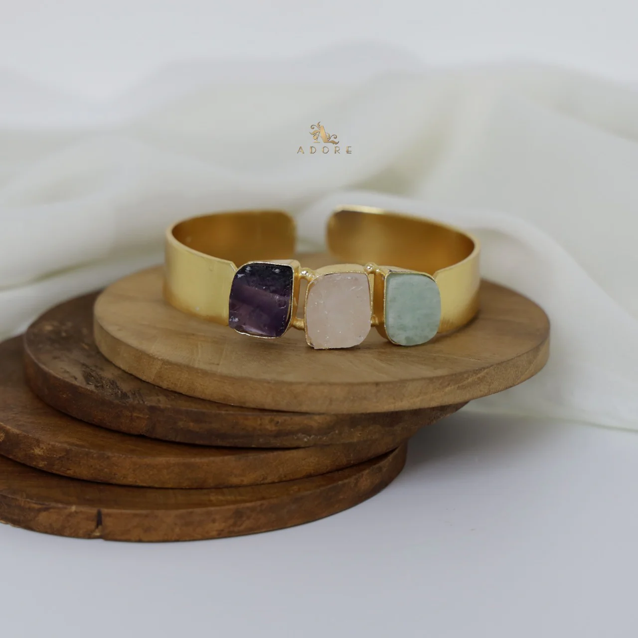 Riza Raw Stone Bangle - Image 19