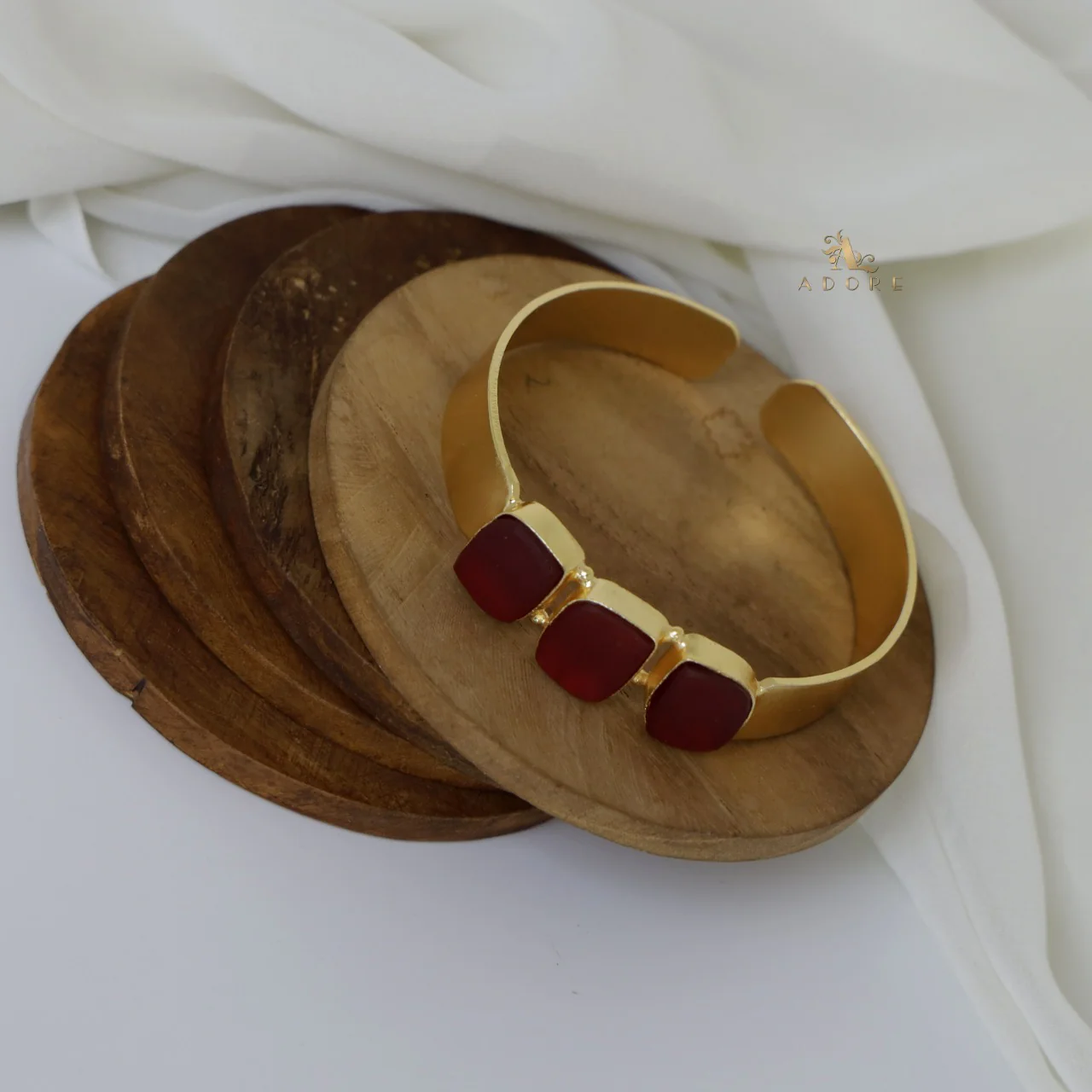 Riza Raw Stone Bangle - Image 20