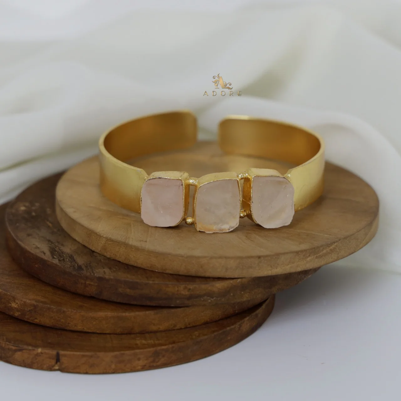 Riza Raw Stone Bangle - Image 21