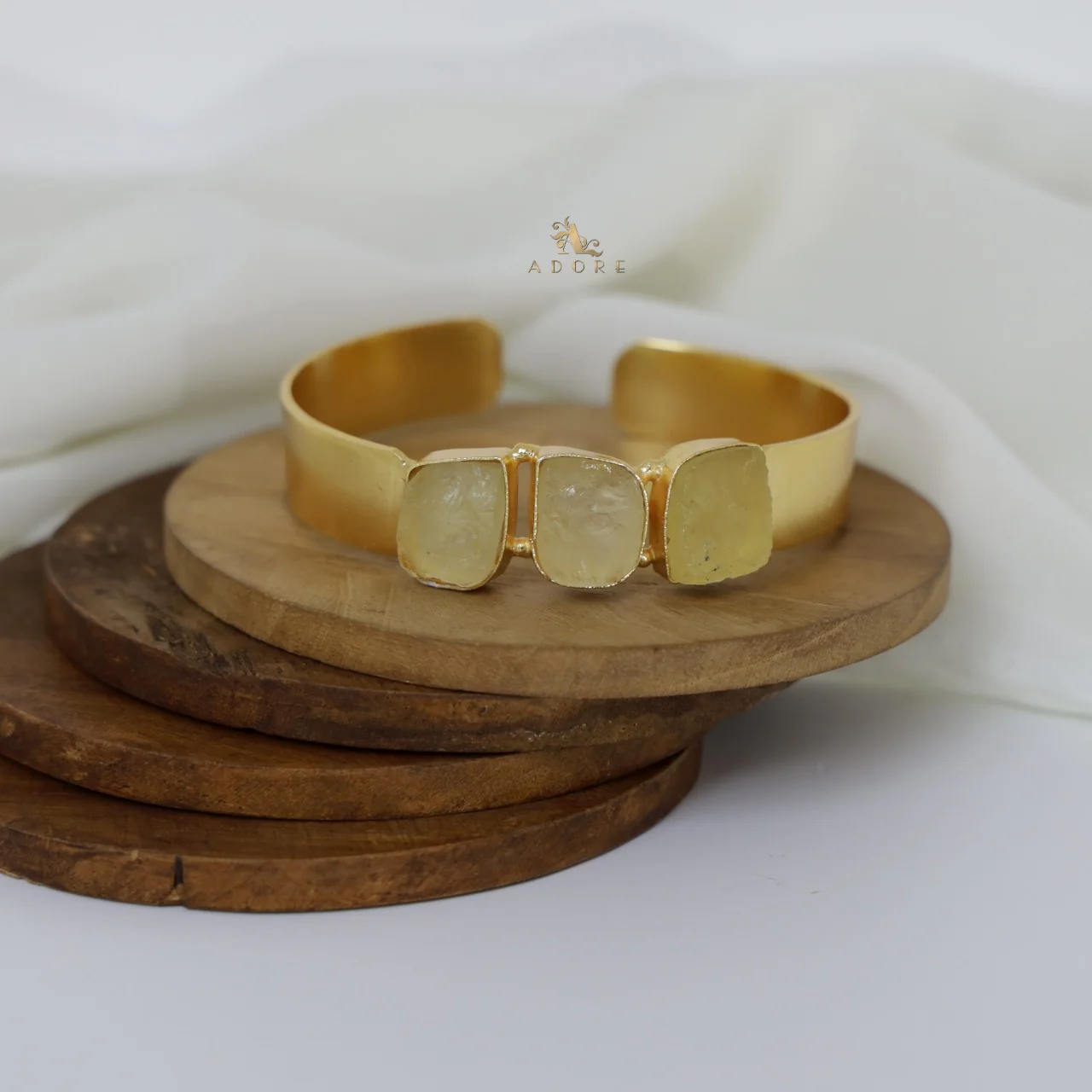 Riza Raw Stone Bangle - Image 23