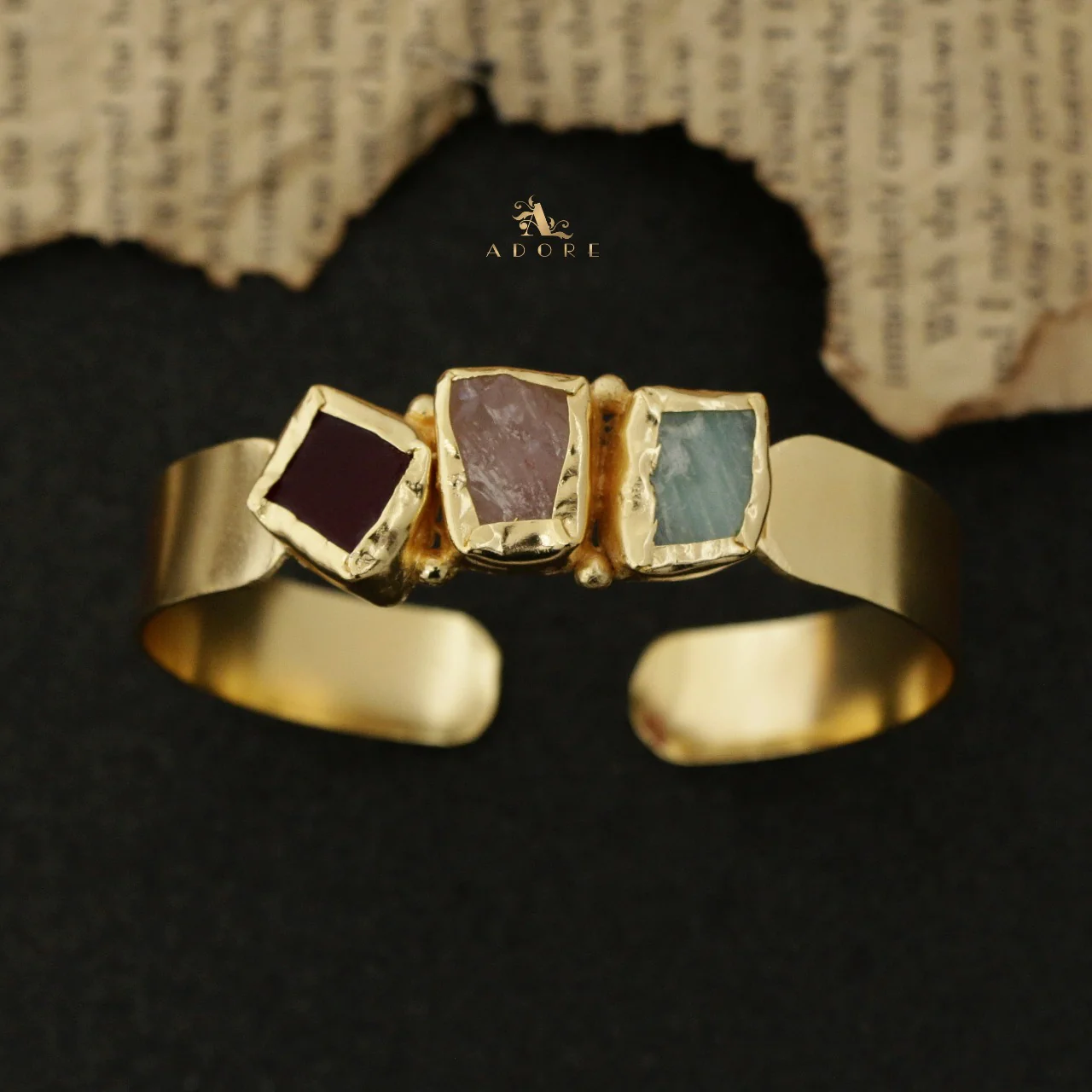 Riza Raw Stone Bangle - Image 29