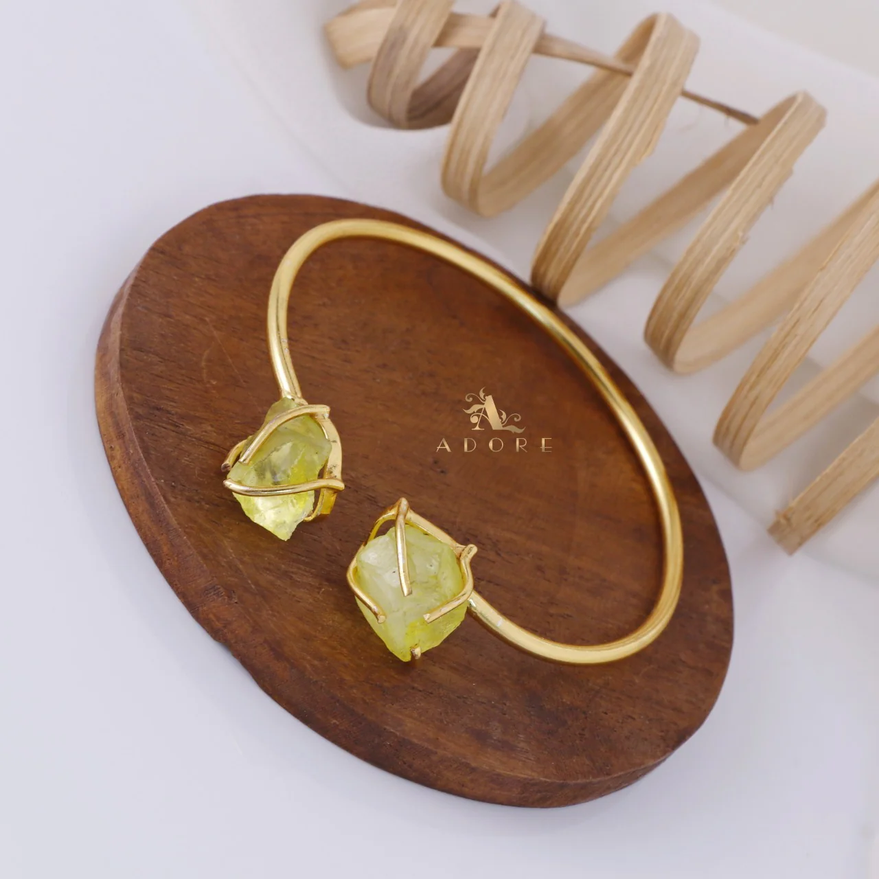 Roobixa  Dyed Stone Bangle - Image 3