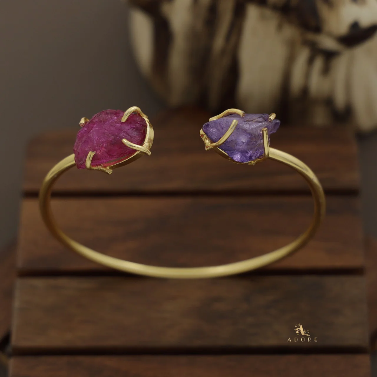 Roobixa  Dyed Stone Bangle - Image 9