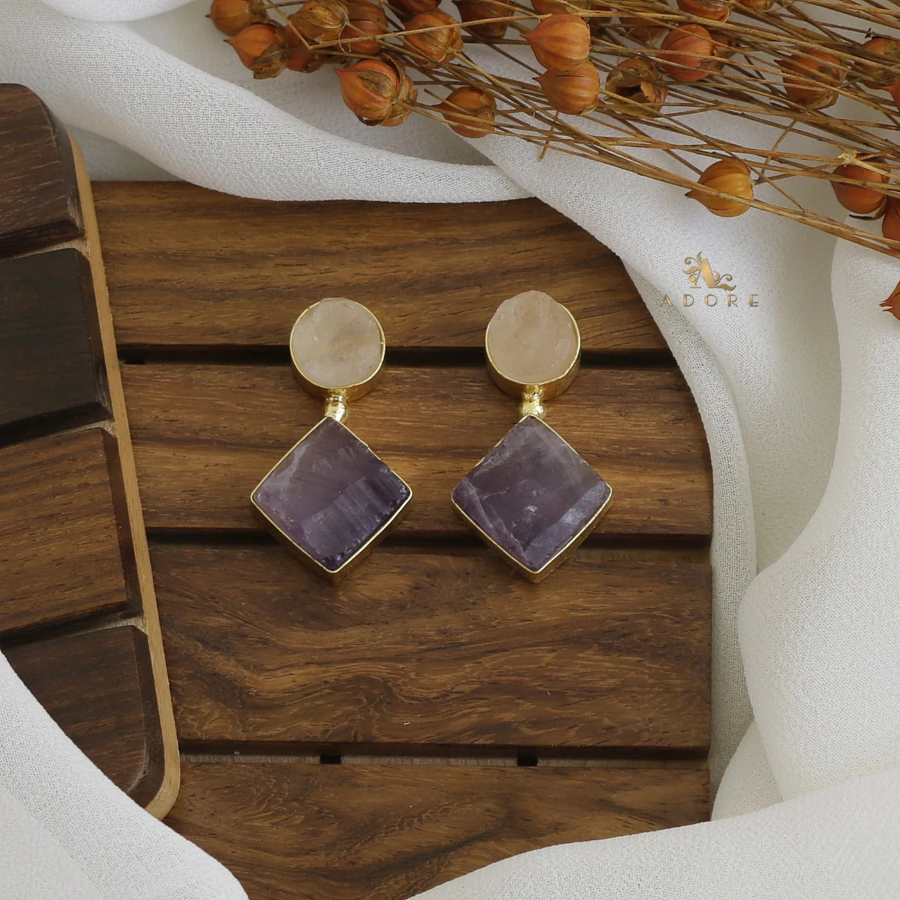 Round & Diamond Earring - Image 28