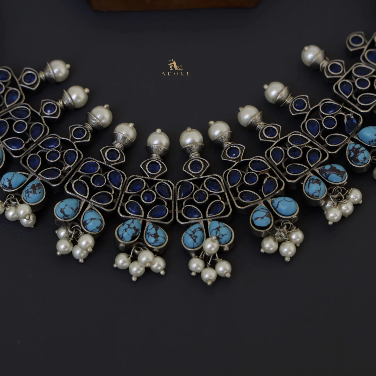 Ruthina Neckpiece With Earring - Image 5