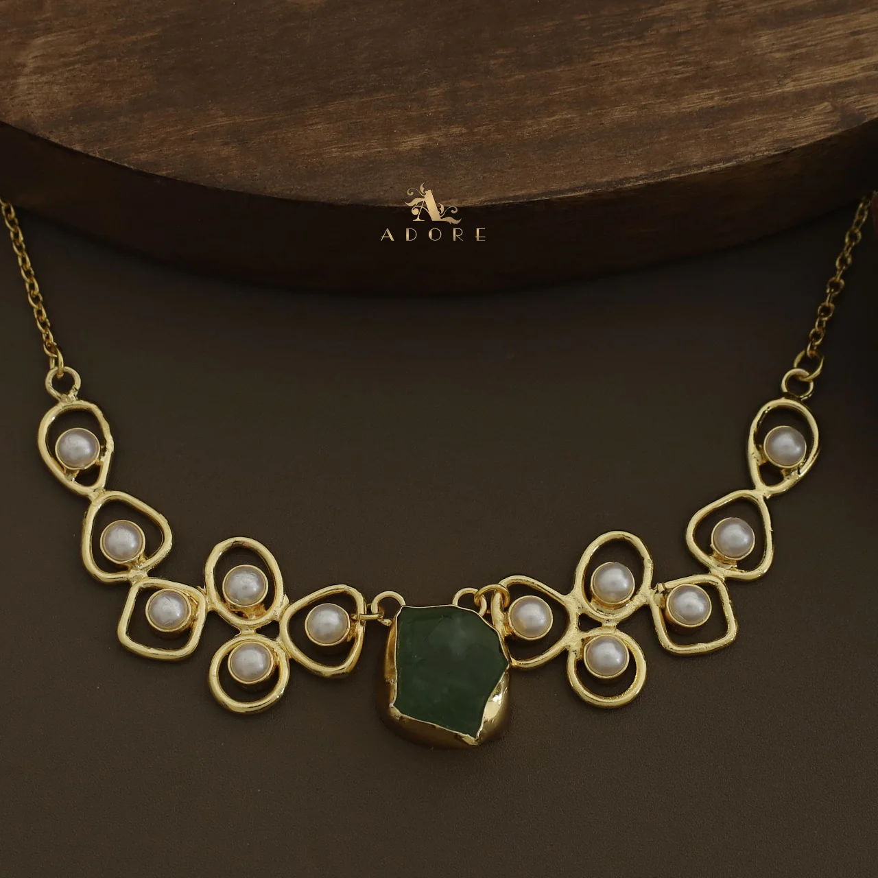 Sabera Raw Stone Pearl Neckpiece - Image 16