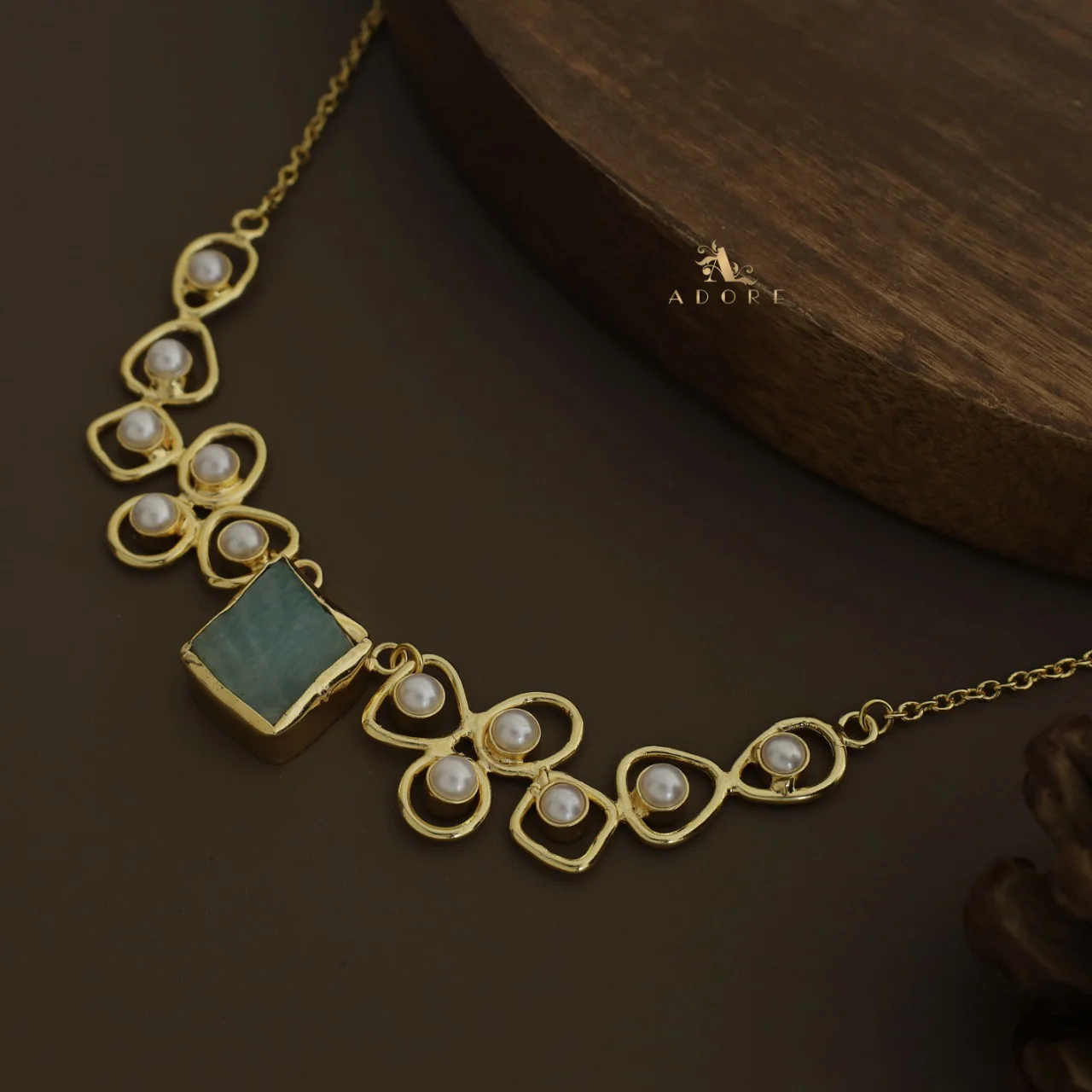 Sabera Raw Stone Pearl Neckpiece - Image 22