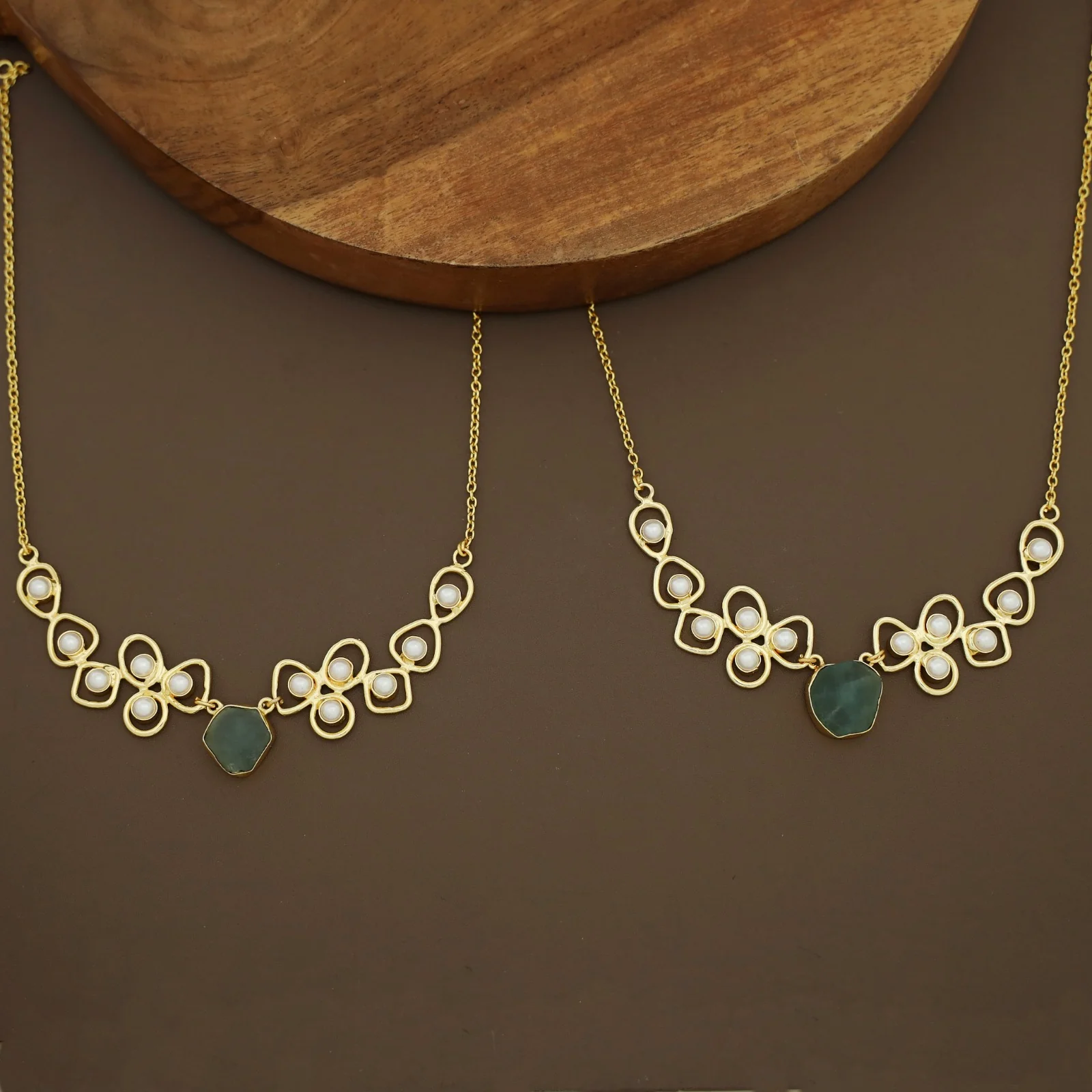 Sabera Raw Stone Pearl Neckpiece - Image 24