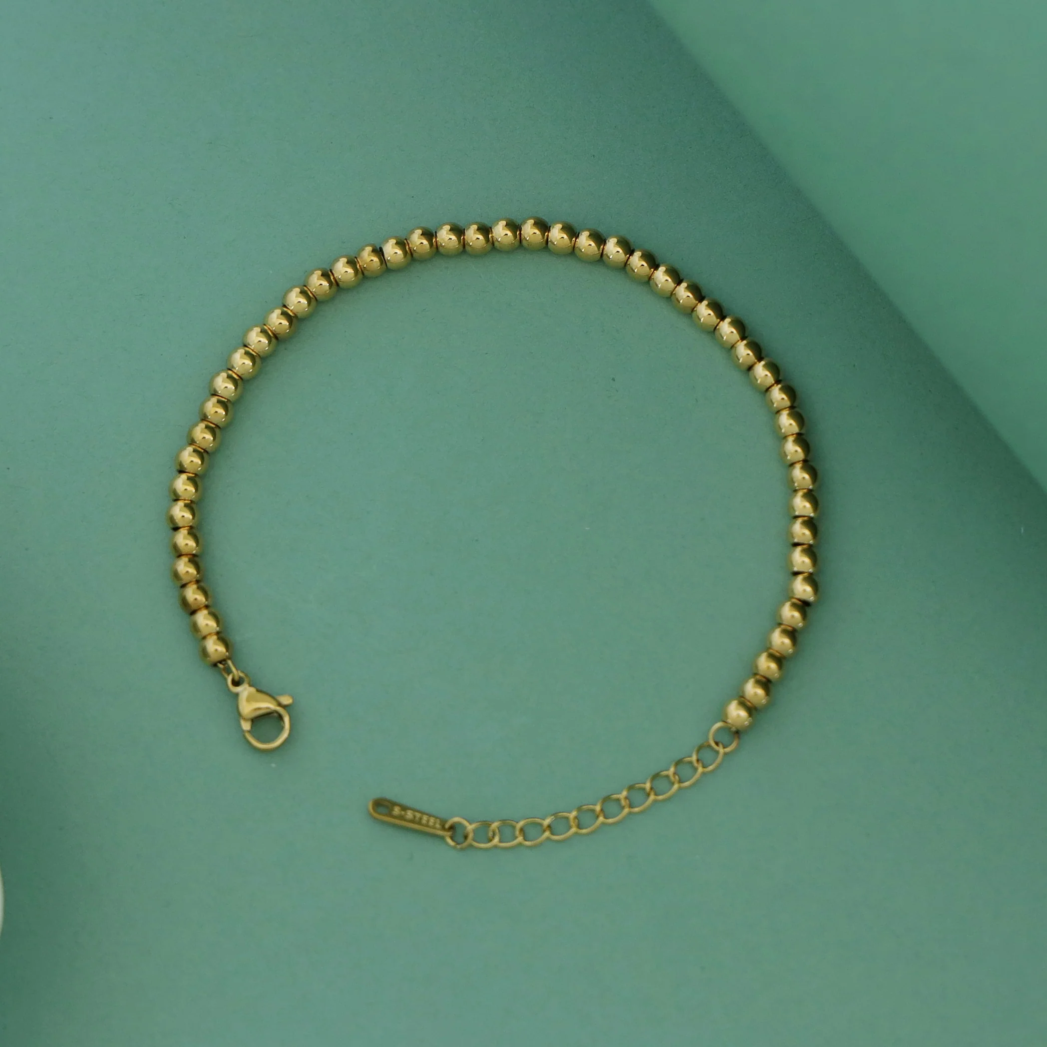 Sabine Golden Ball Bracelet - Image 3