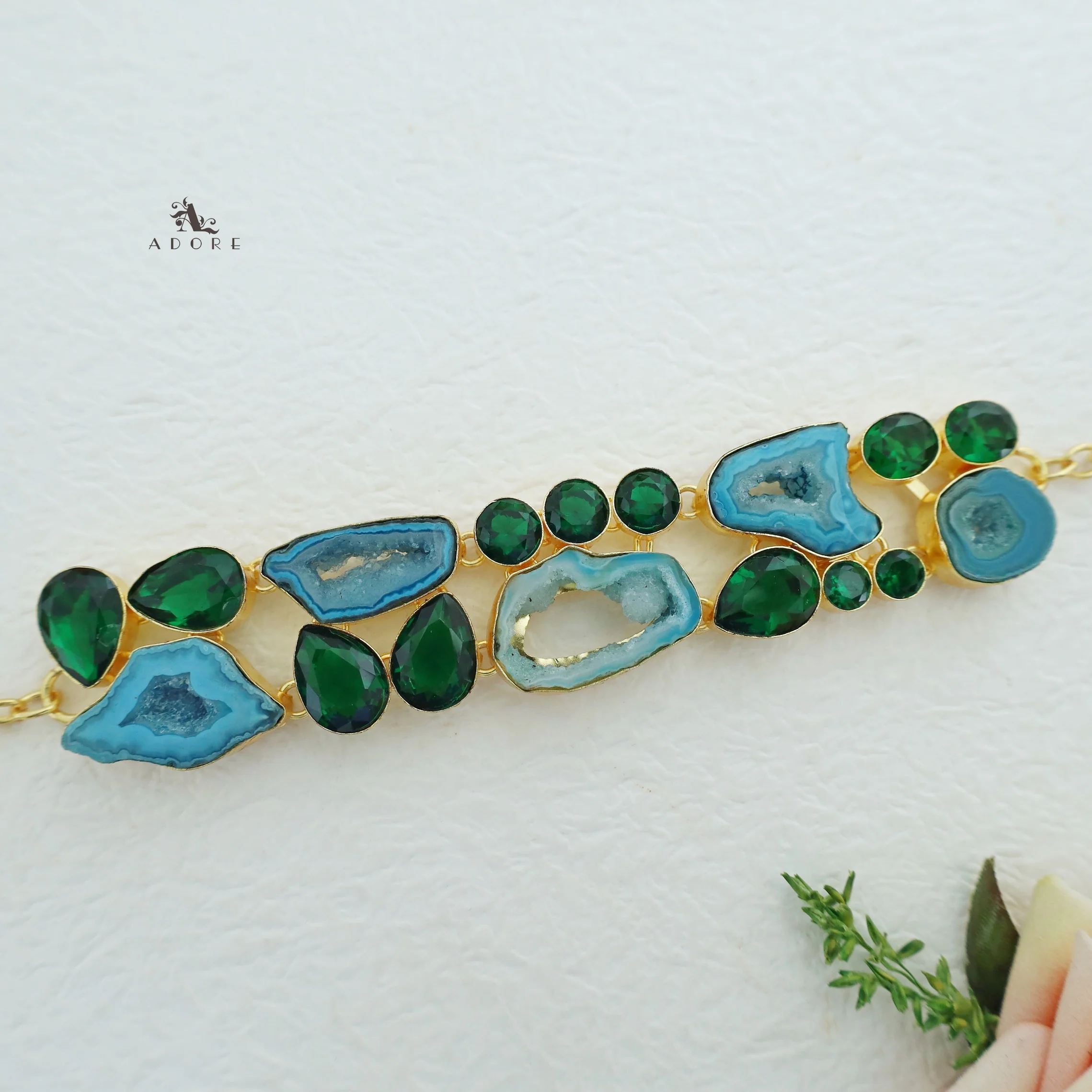 Apphia Agate + Glossy Stone Choker - Image 2
