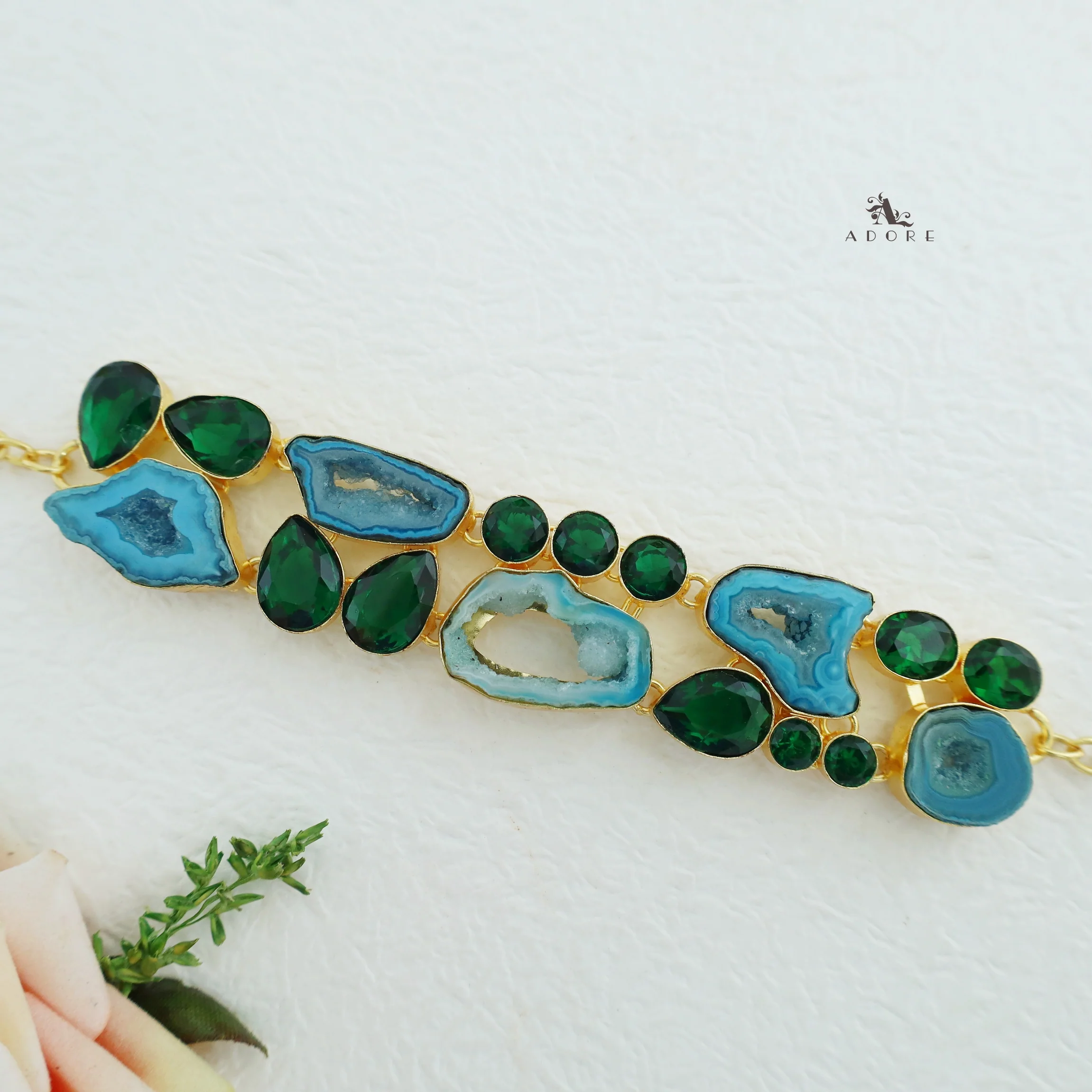 Apphia Agate + Glossy Stone Choker - Image 3