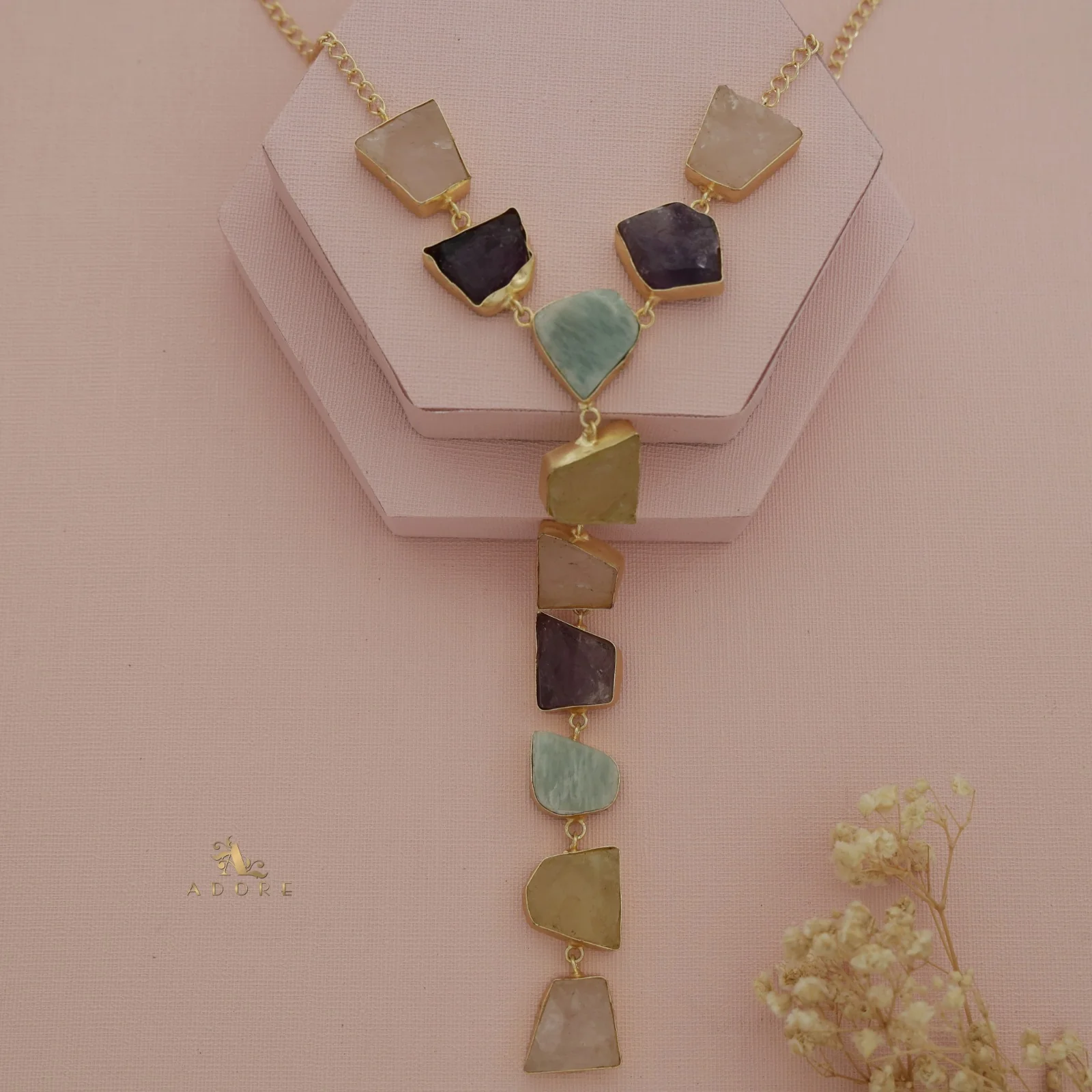 Sanemi Raw Stone Neckpiece - Image 6