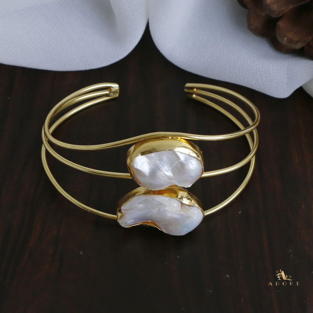 Saviya Dual Baroque Bangle - Image 2