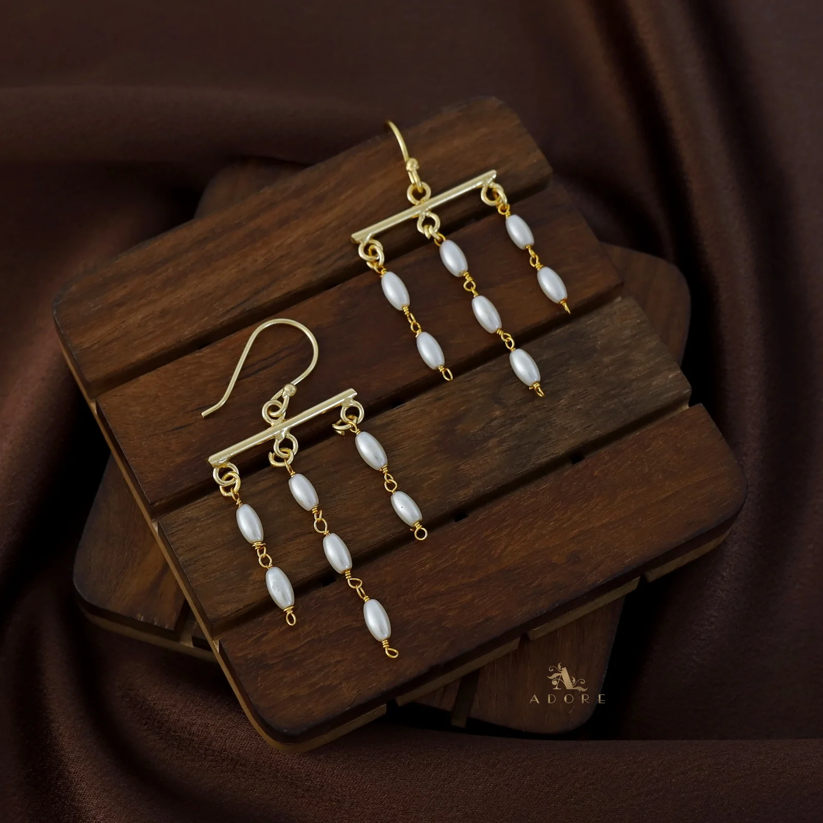 Selene Tassel White Pearl Drop - Image 5