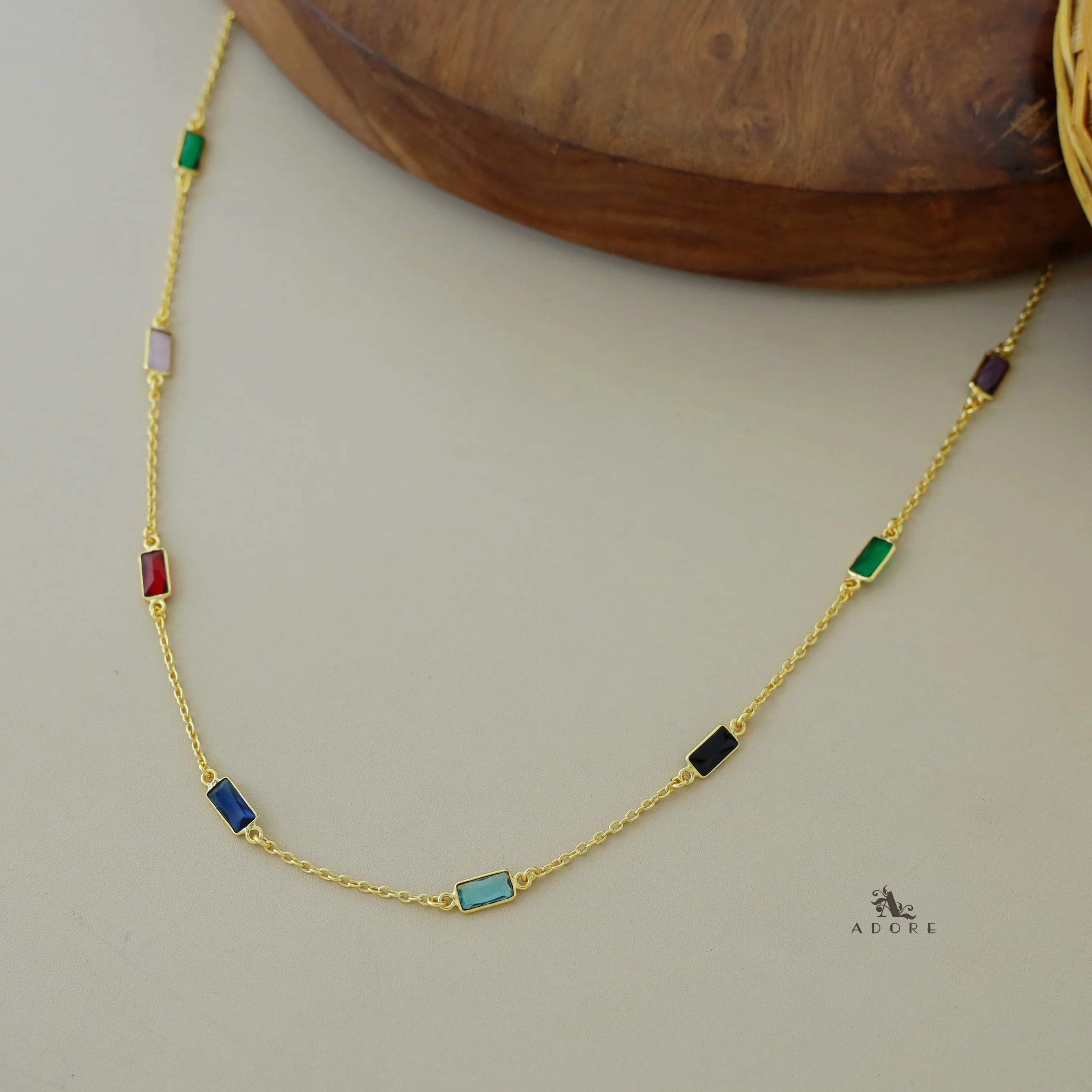 Sera Mini Rectangle Glossy Neckpiece - Image 11
