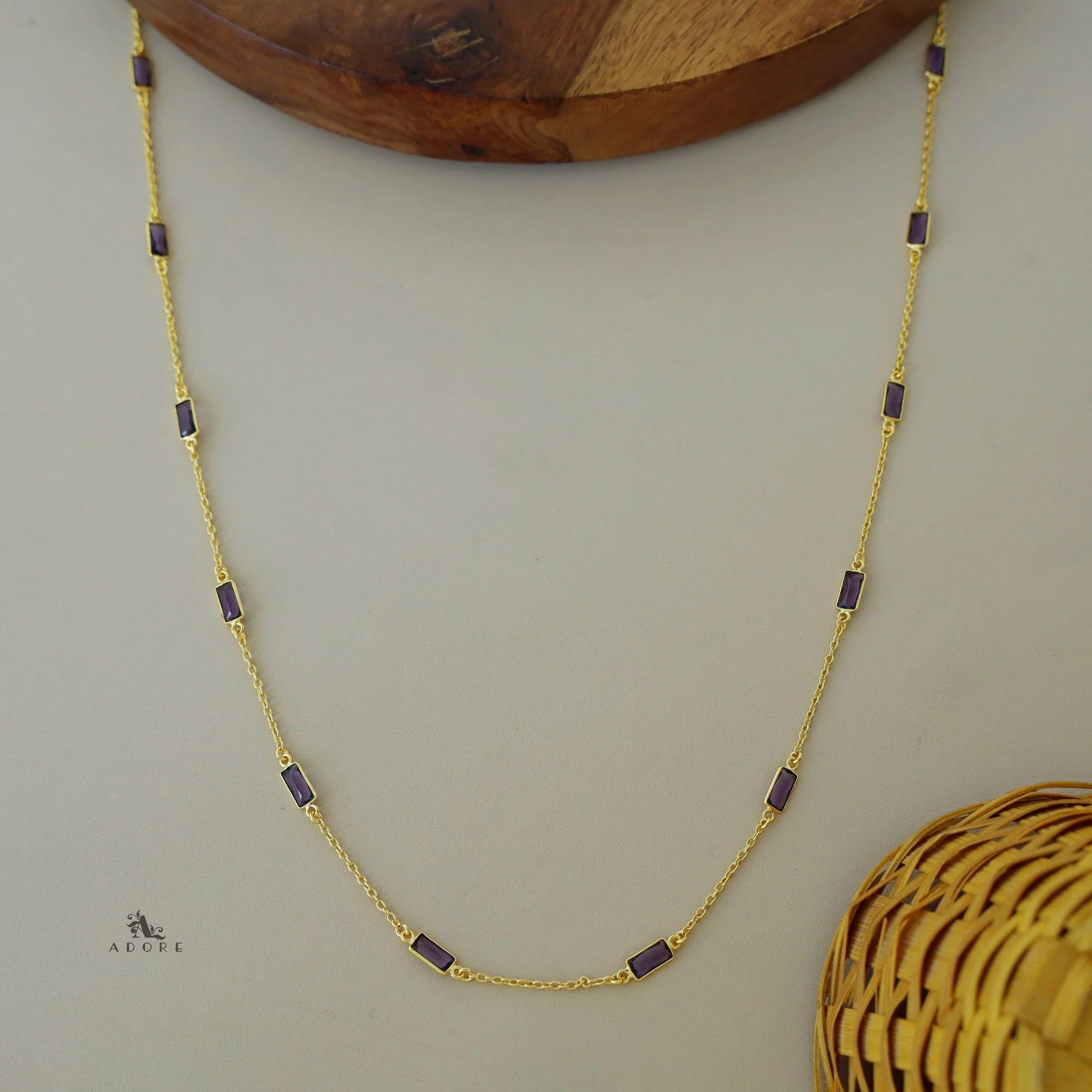 Sera Mini Rectangle Glossy Neckpiece - Image 12