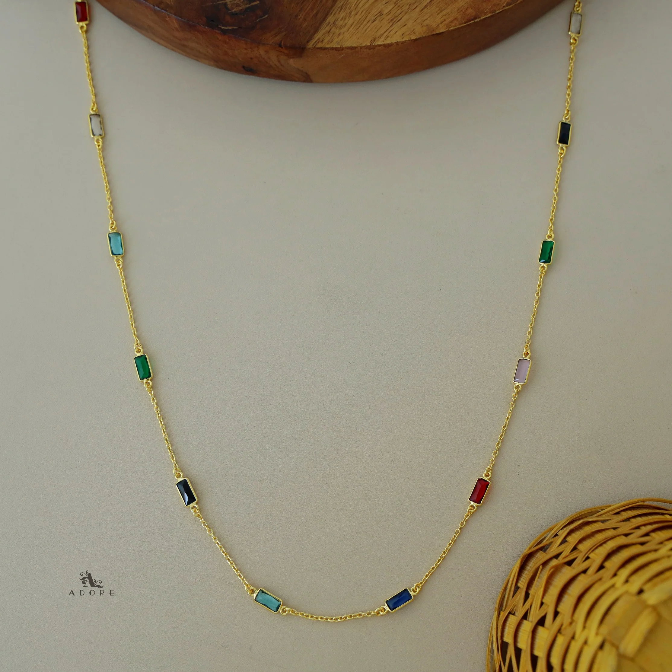 Sera Mini Rectangle Glossy Neckpiece - Image 15