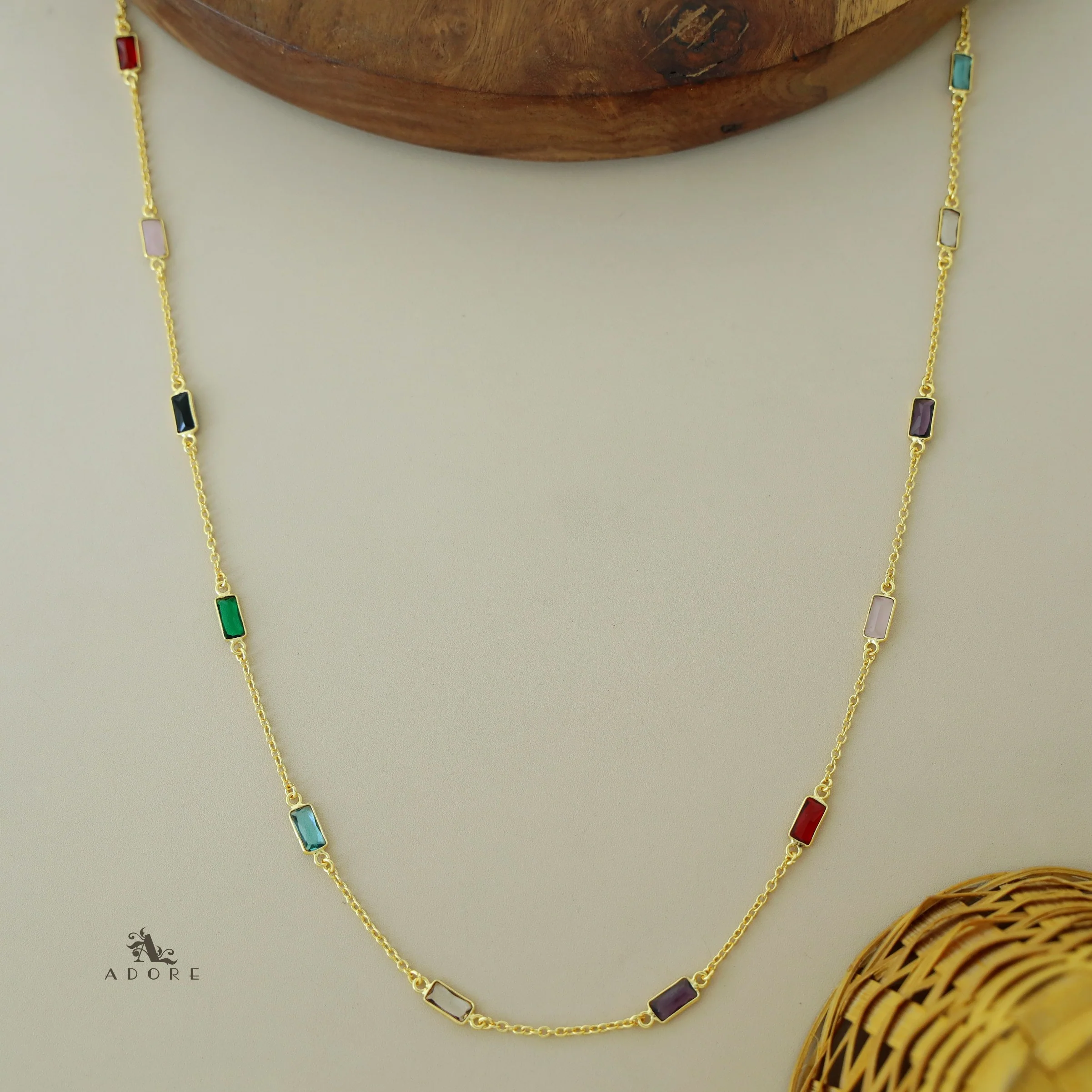 Sera Mini Rectangle Glossy Neckpiece - Image 16