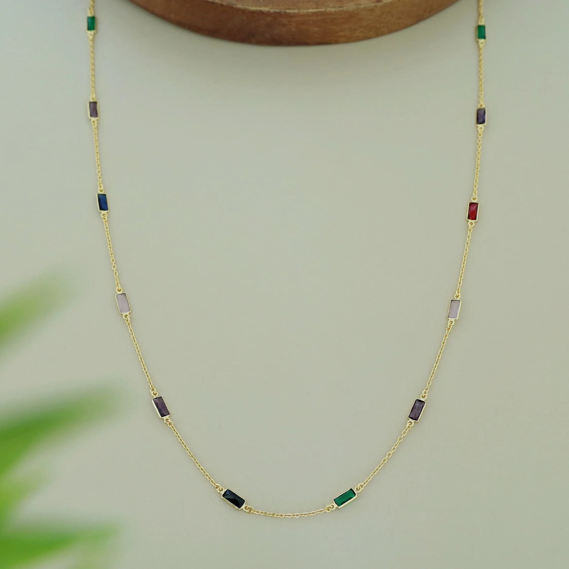 Sera Mini Rectangle Glossy Neckpiece - Image 17