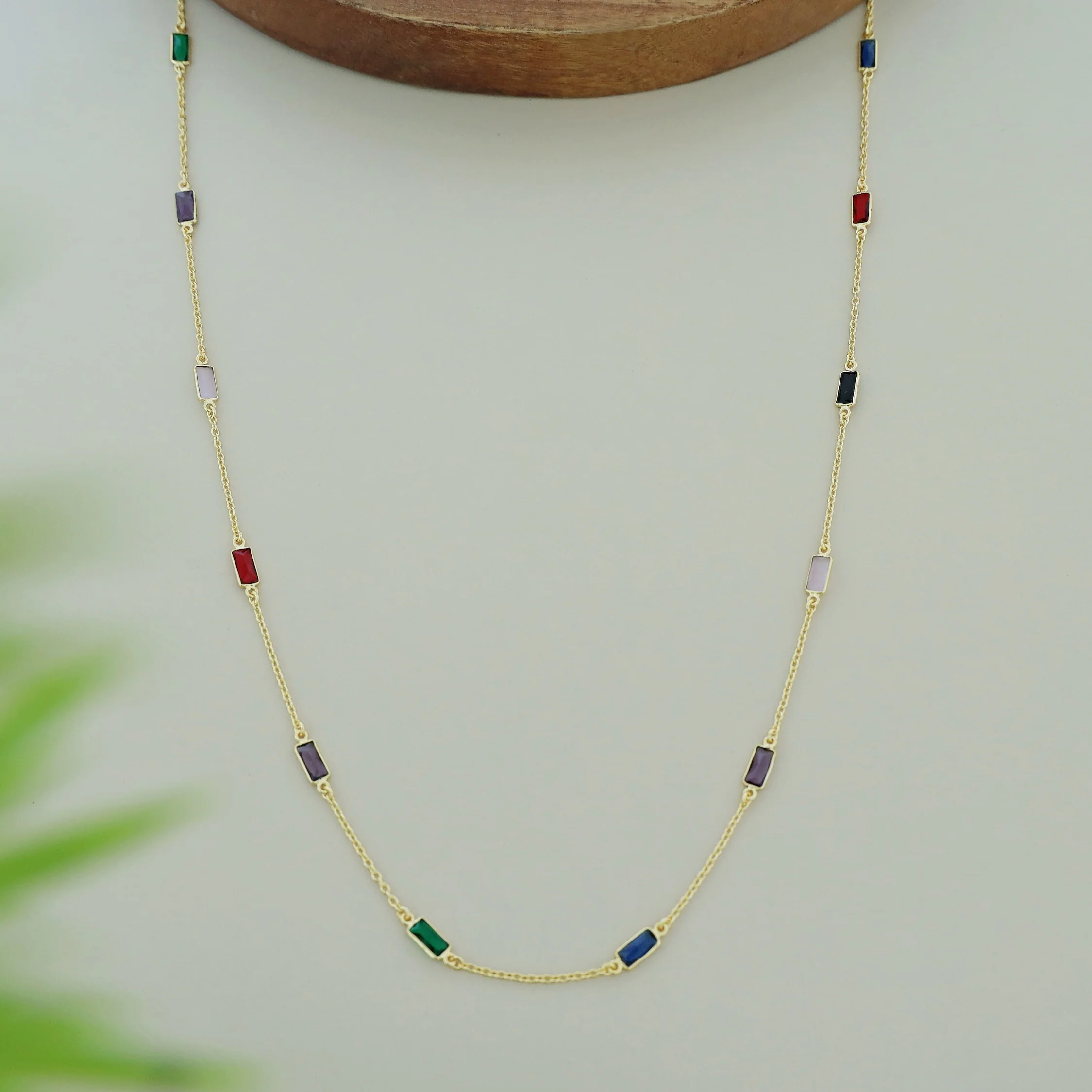 Sera Mini Rectangle Glossy Neckpiece - Image 18