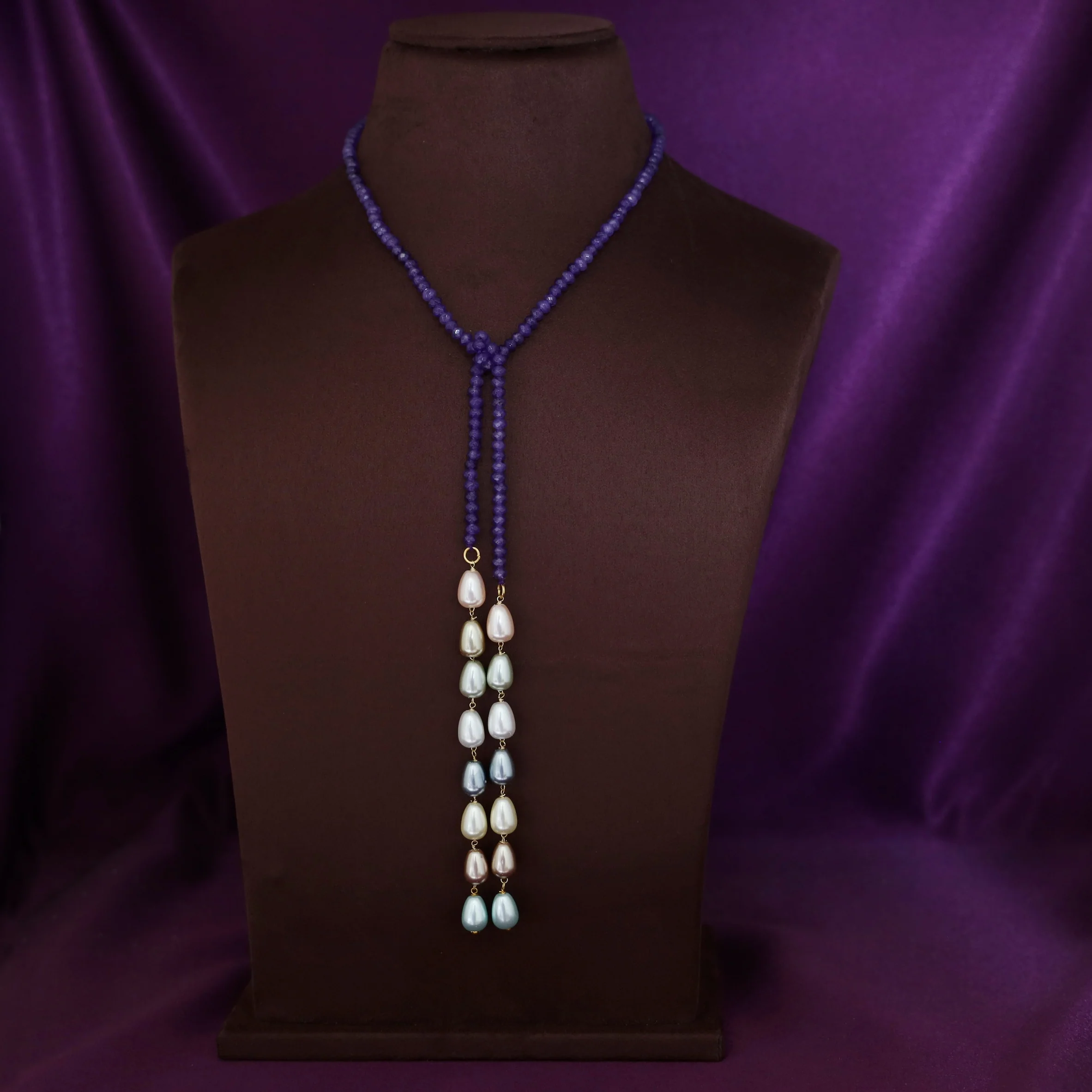 Serena Single Beaded Pearl Neckpiece - Image 11