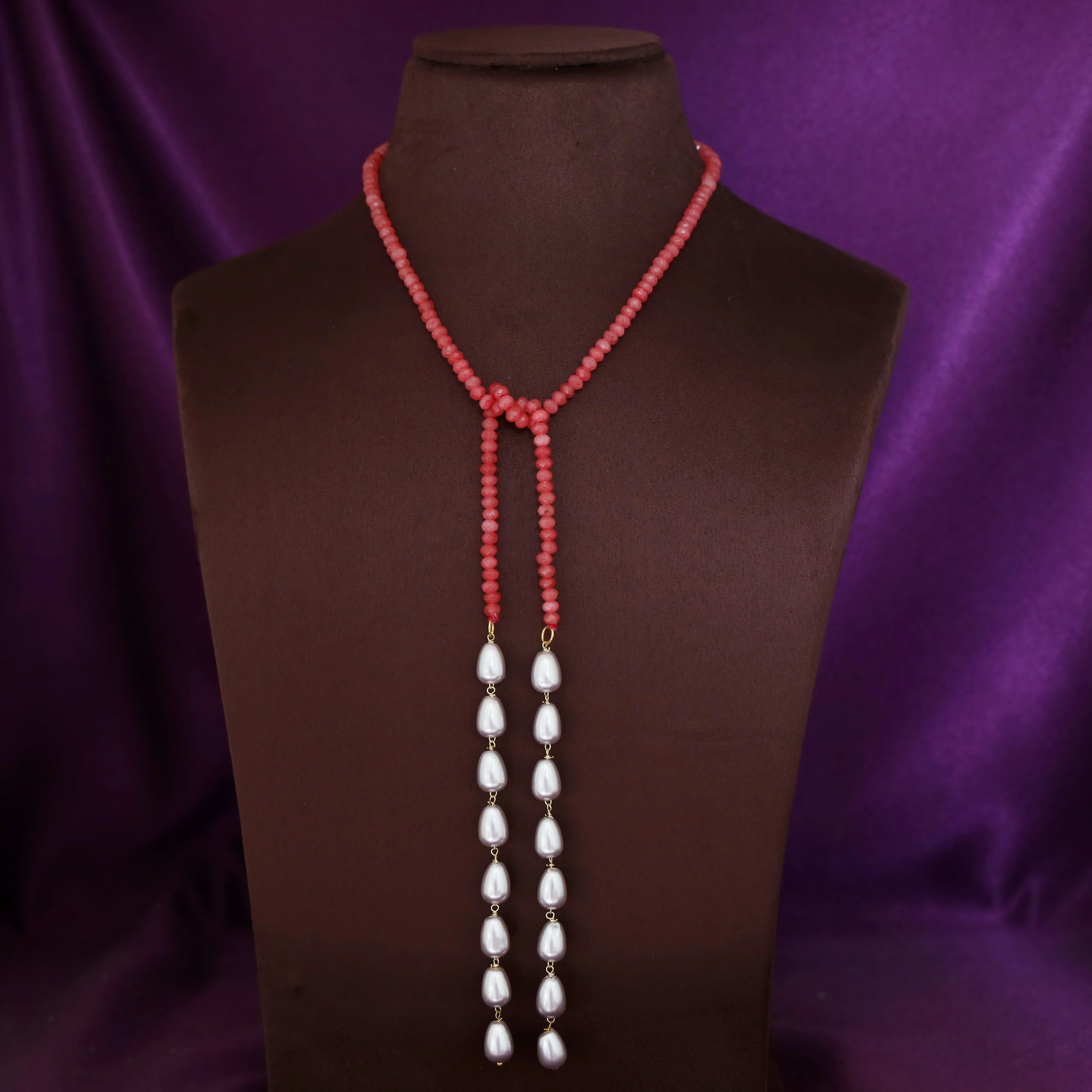 Serena Single Beaded Pearl Neckpiece - Image 12