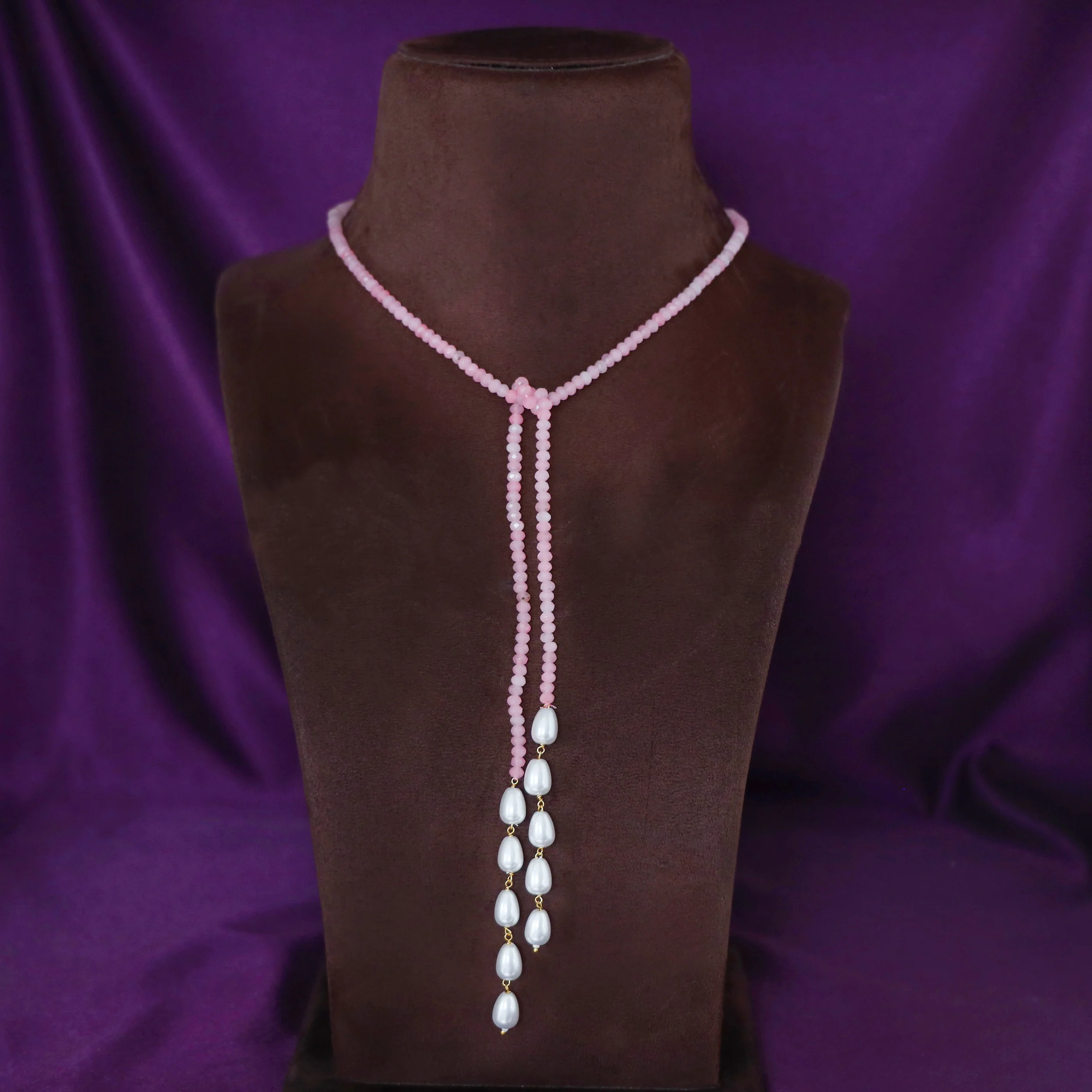 Serena Single Beaded Pearl Neckpiece - Image 5