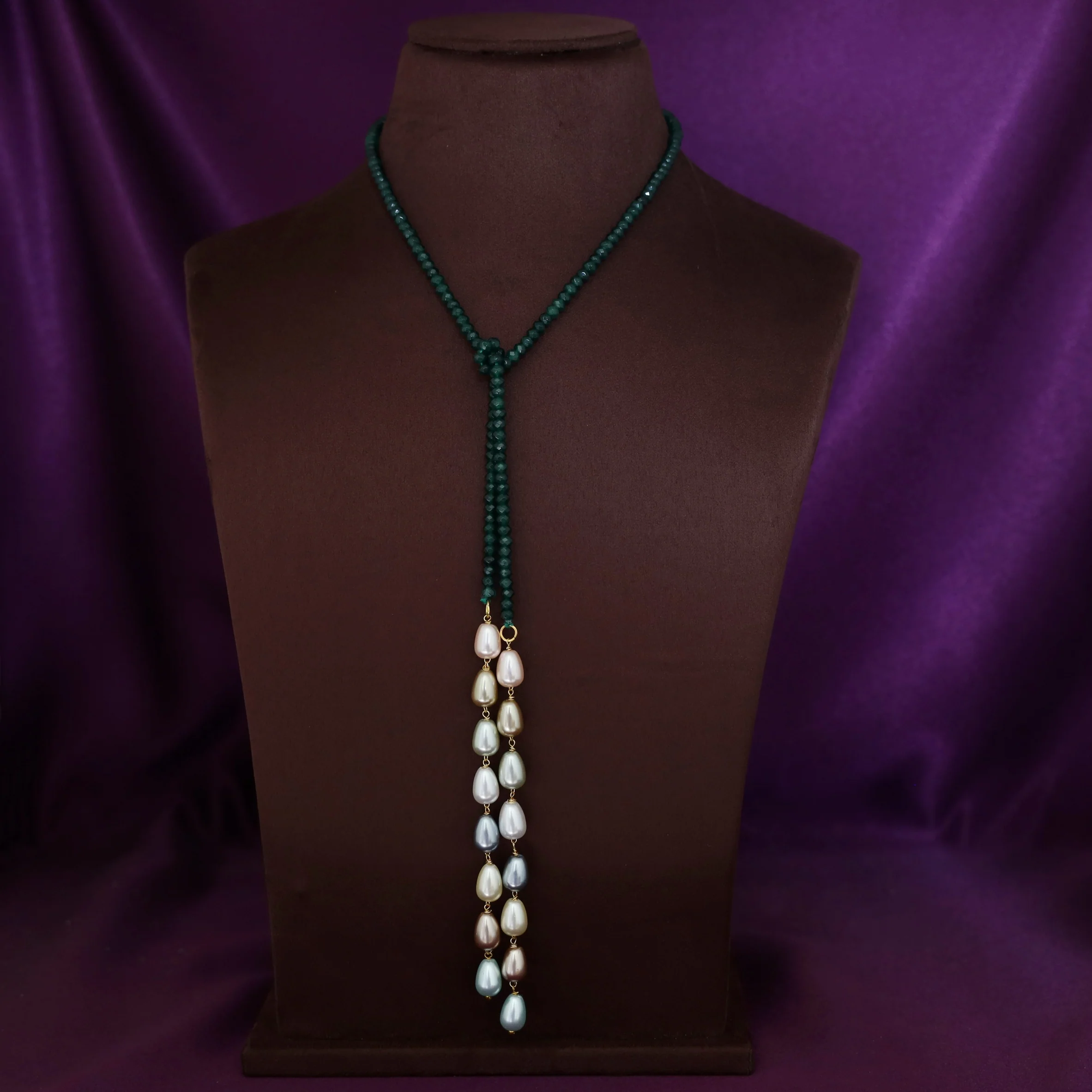 Serena Single Beaded Pearl Neckpiece - Image 6