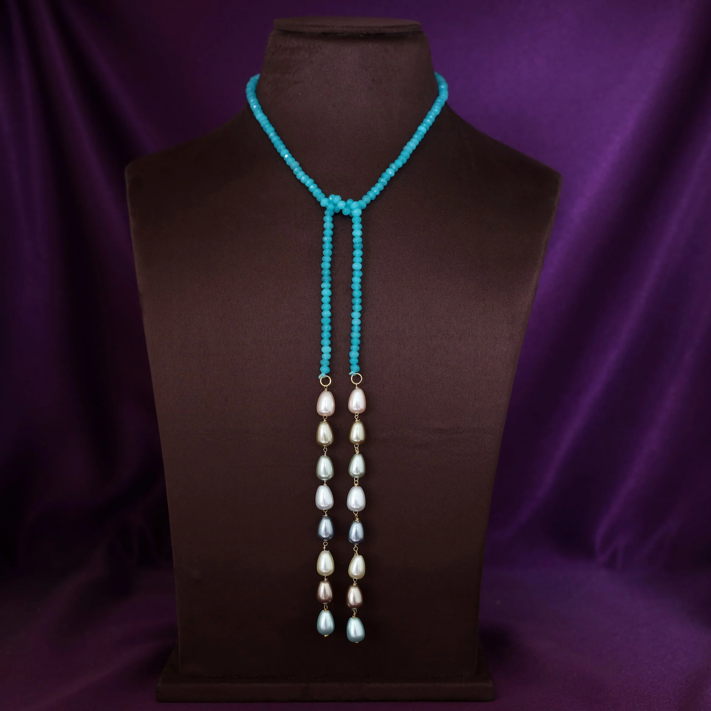 Serena Single Beaded Pearl Neckpiece - Image 7