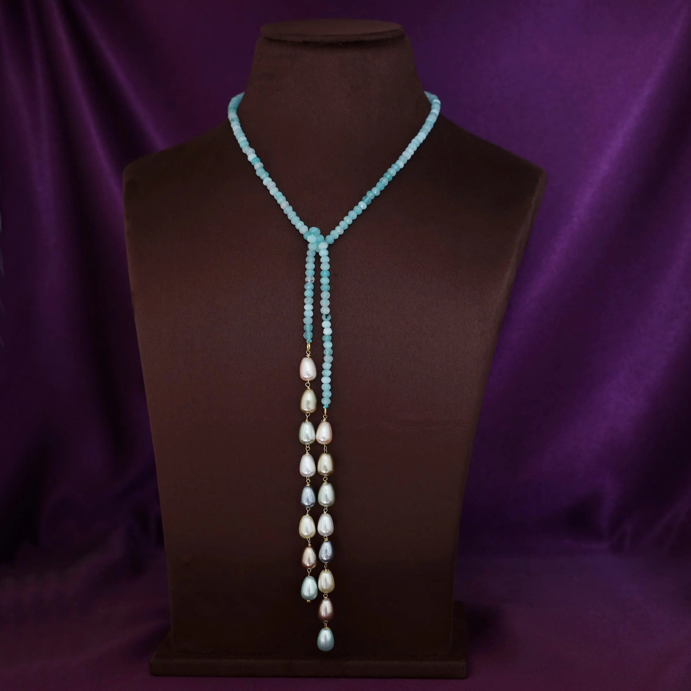 Serena Single Beaded Pearl Neckpiece - Image 8