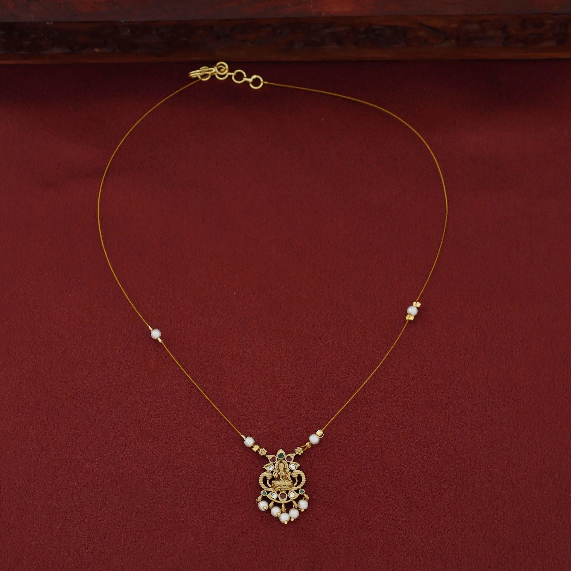 Shadvika Devi Pearl String Neckpiece - Image 5