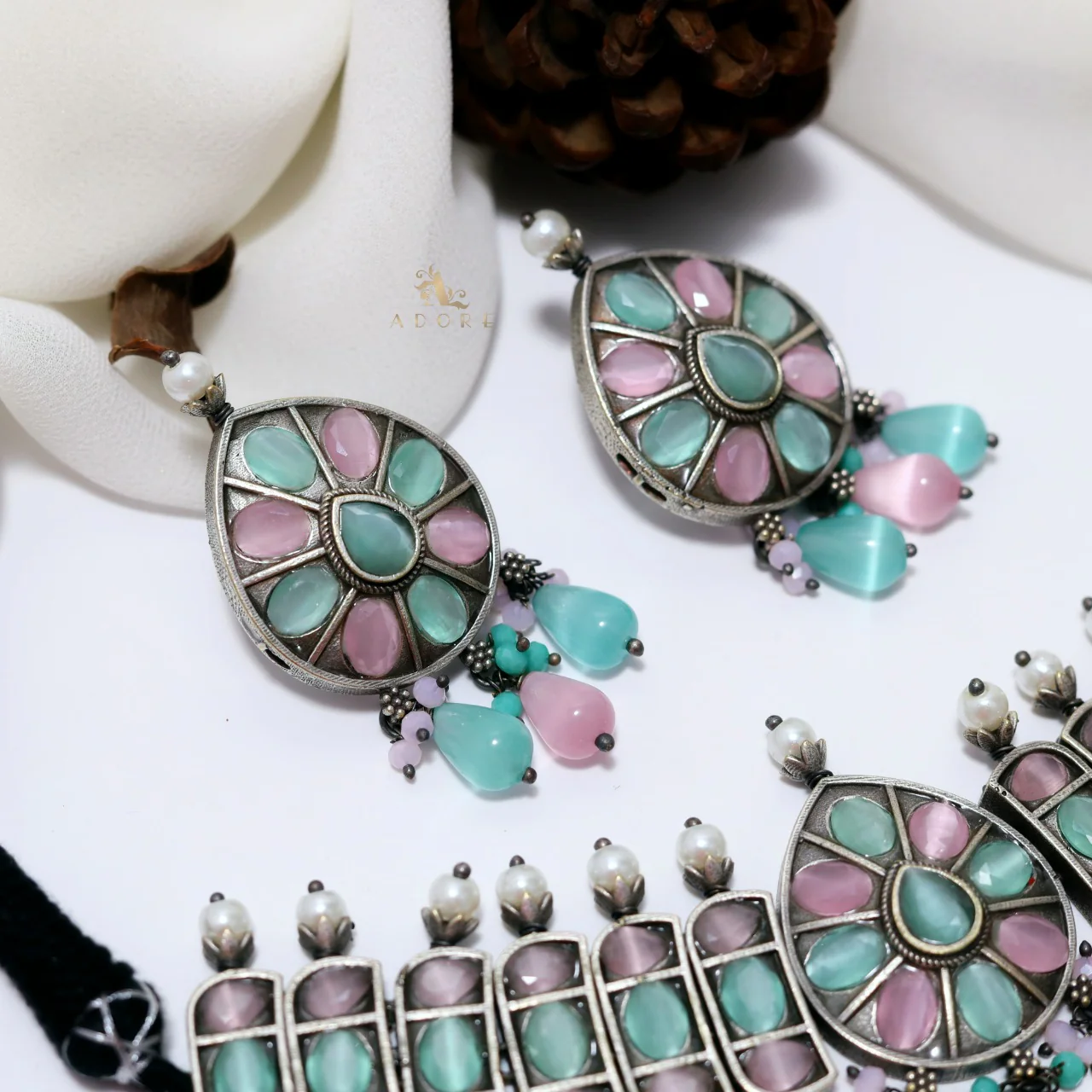 Shubhagni Choker With Earring - Image 6
