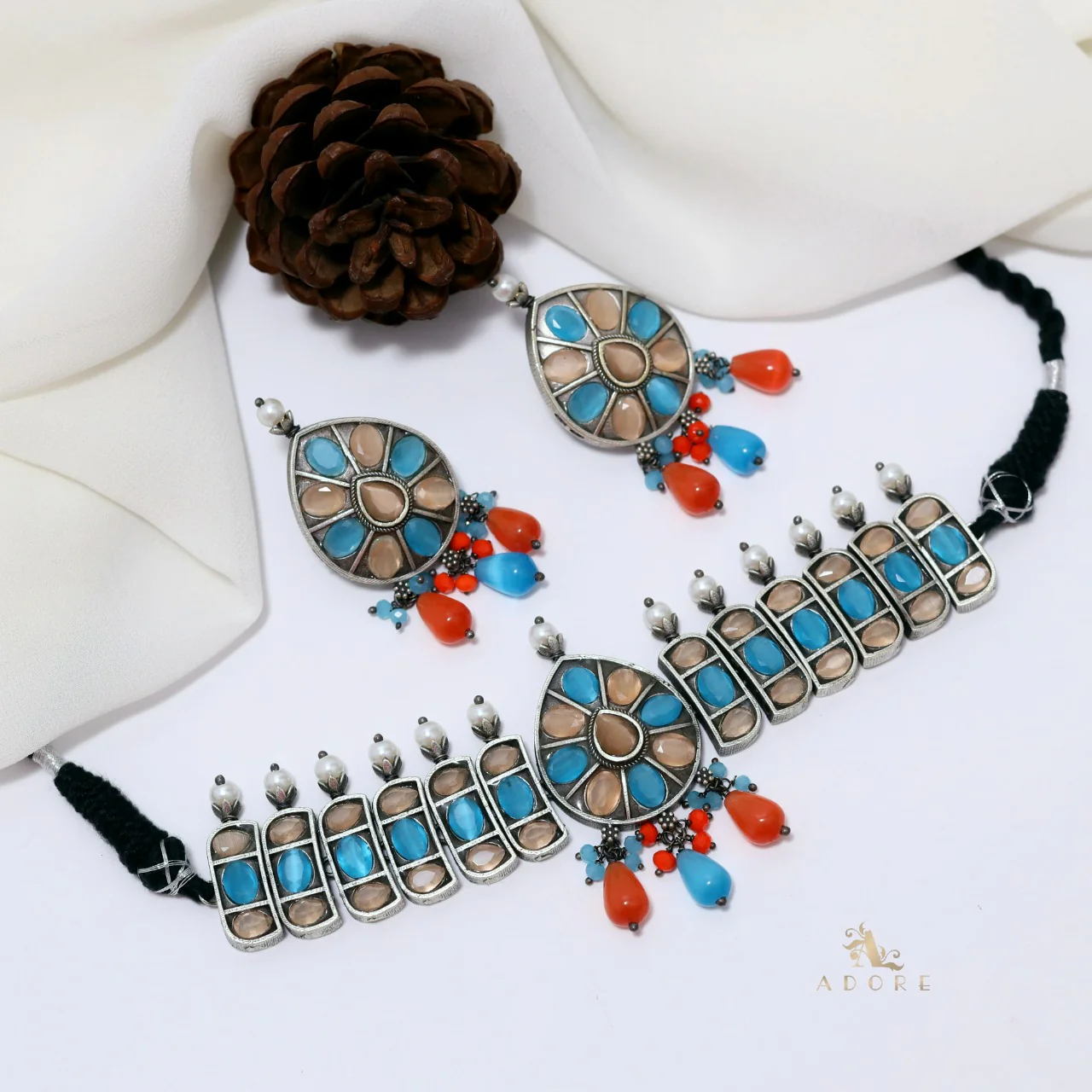 Shubhagni Choker With Earring - Image 7