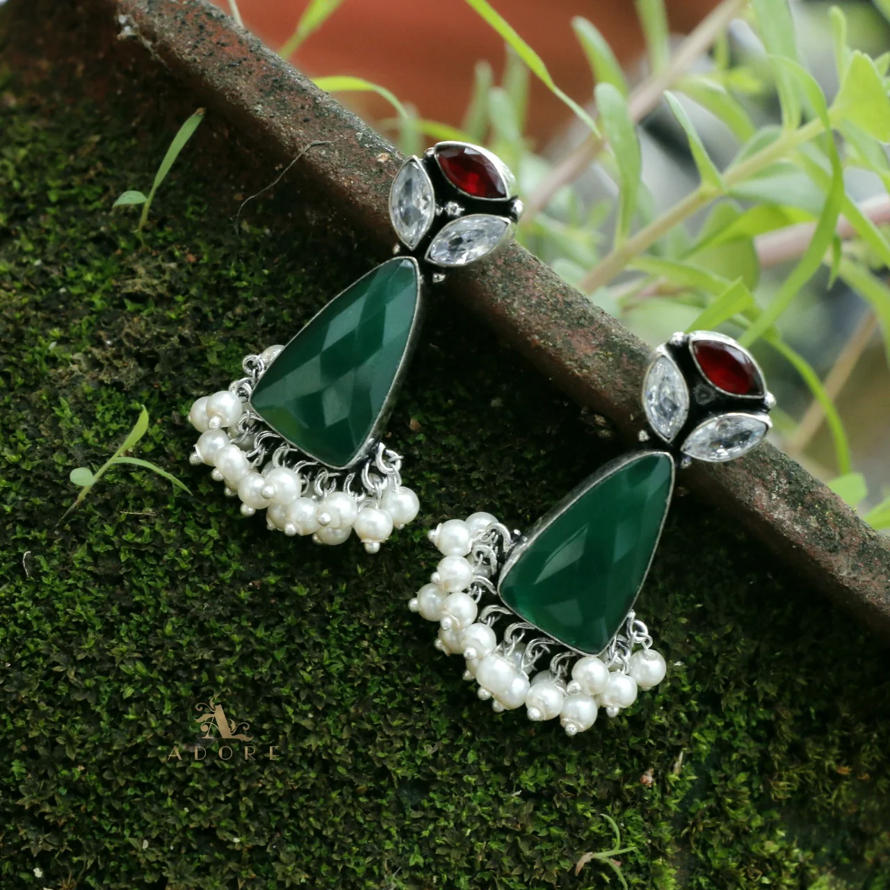 Siera Glossy With Pearl Earring - Image 13