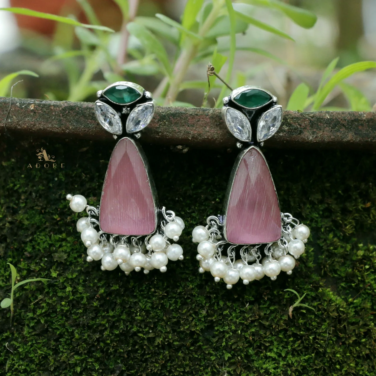 Siera Glossy With Pearl Earring - Image 14