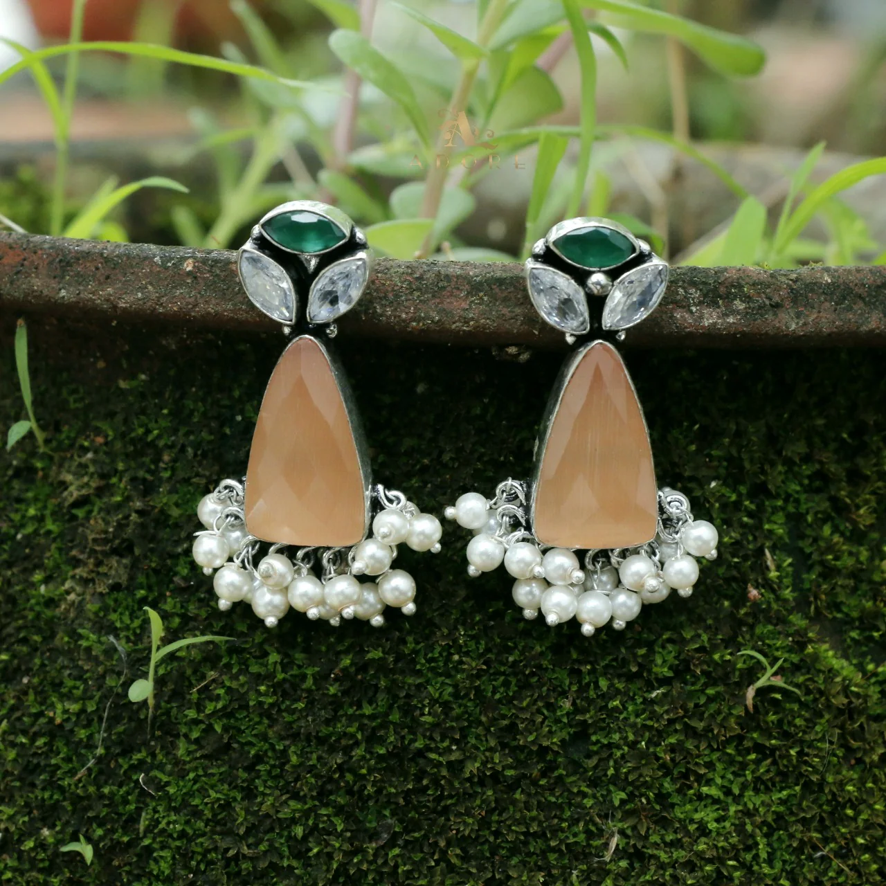 Siera Glossy With Pearl Earring - Image 20