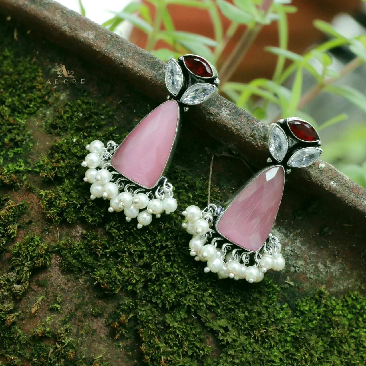 Siera Glossy With Pearl Earring - Image 6