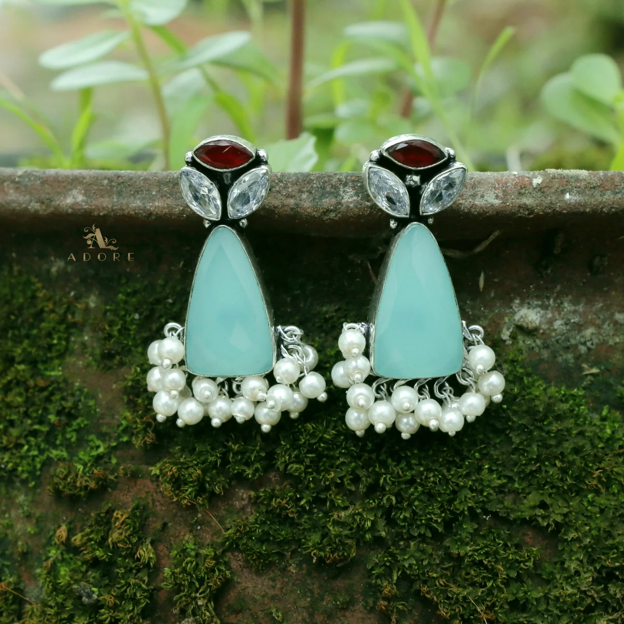 Siera Glossy With Pearl Earring - Image 7