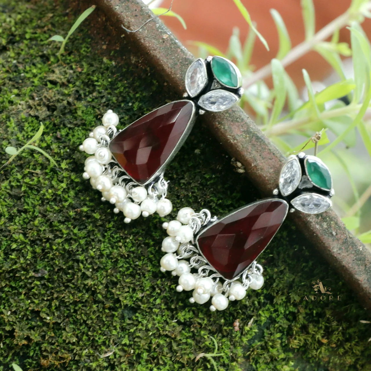 Siera Glossy With Pearl Earring - Image 8
