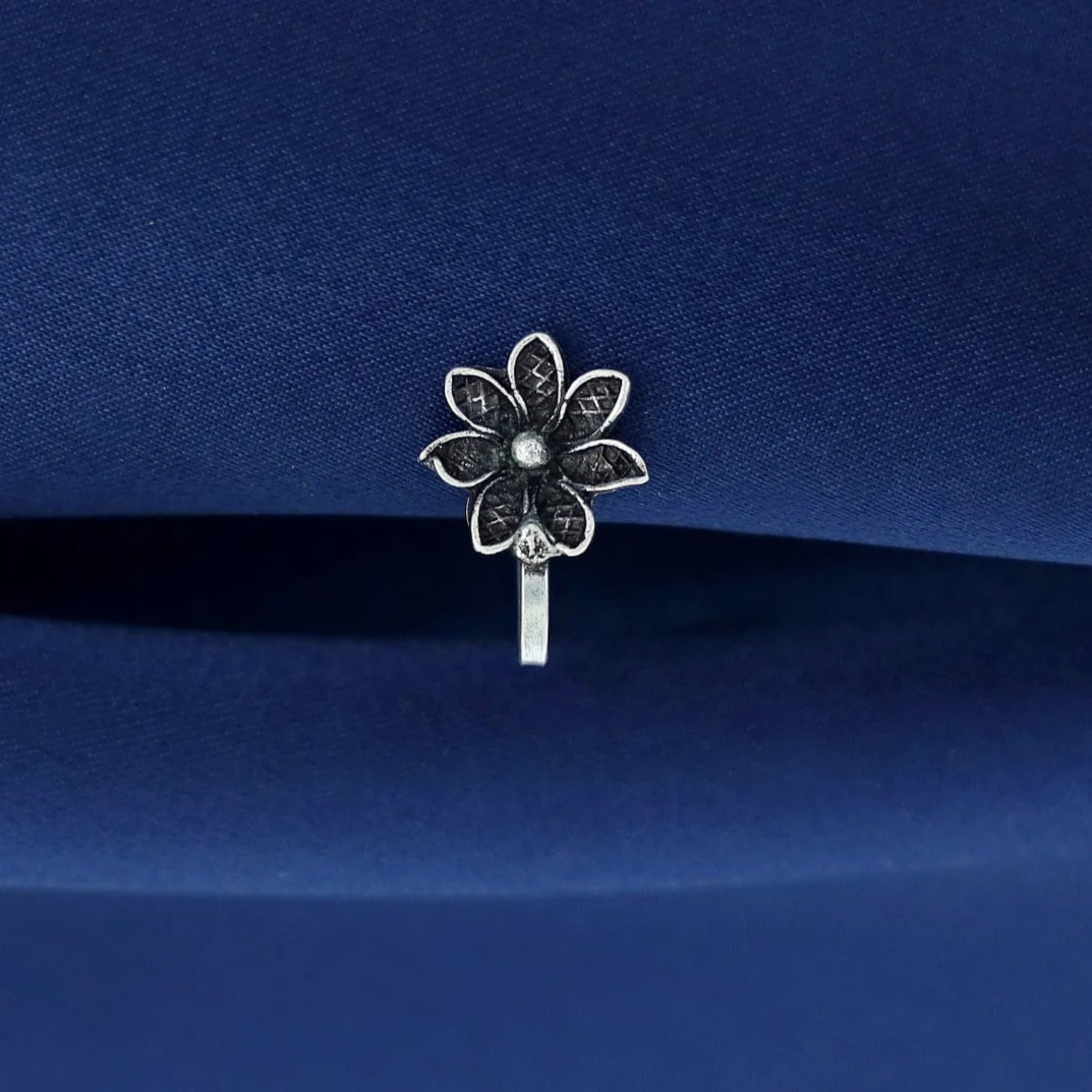 Tanaira Silver Nose Pin - Image 20