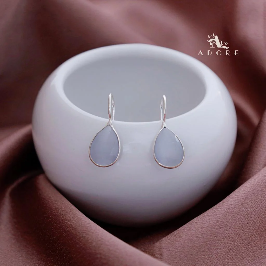 Silver Rain Drops (Daily Wear Colours Available) - Image 16